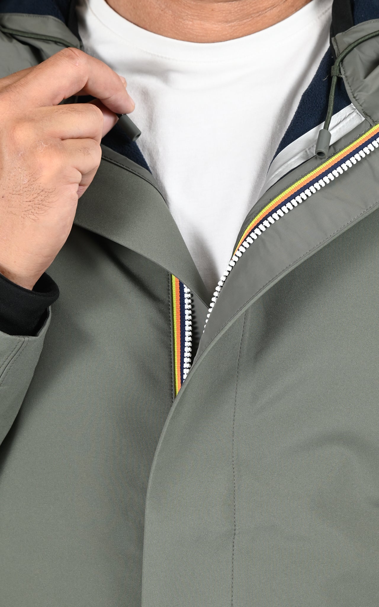 Parka imperméable Thomas Bonded kaki