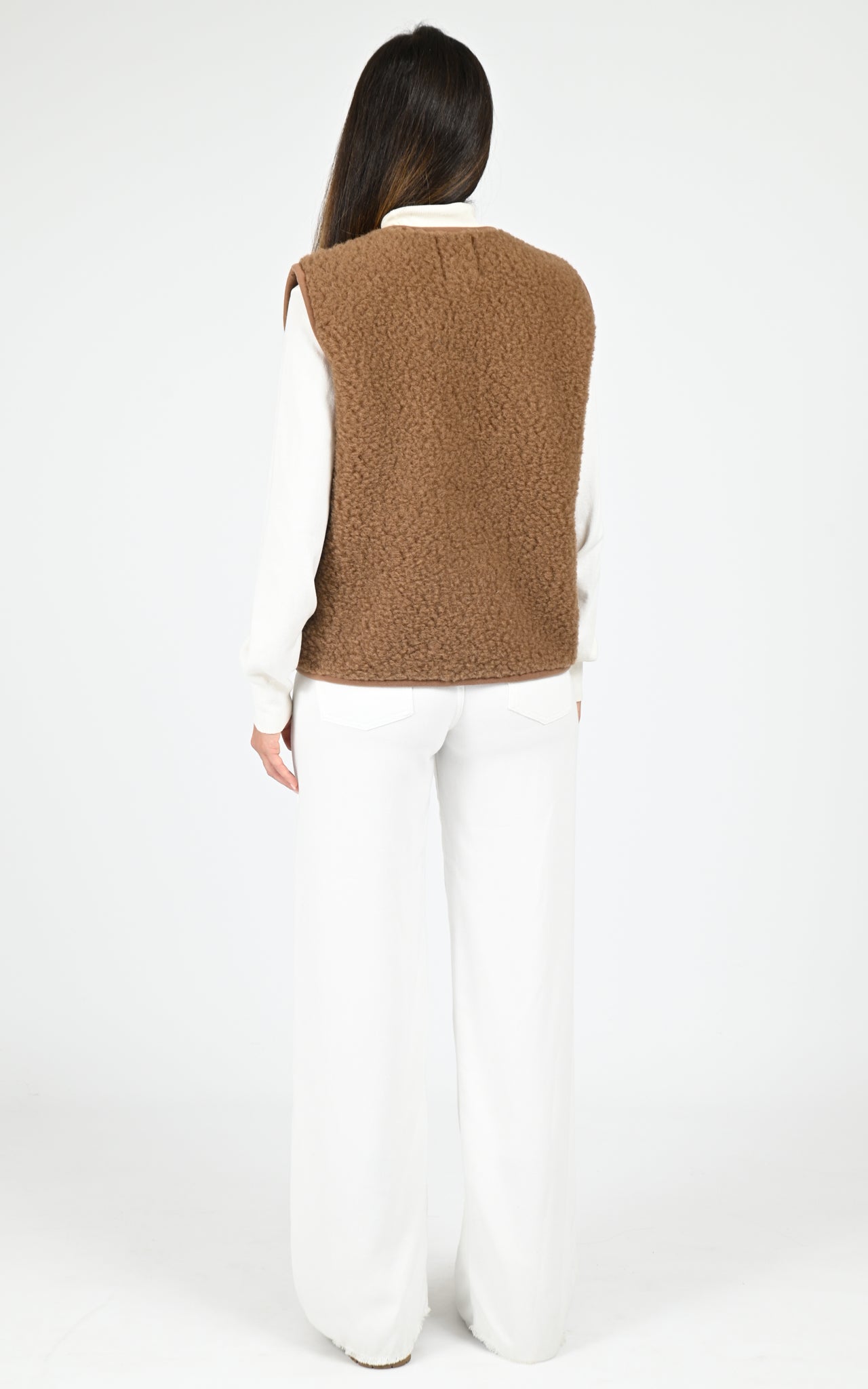 Gilet mouton Cool marron