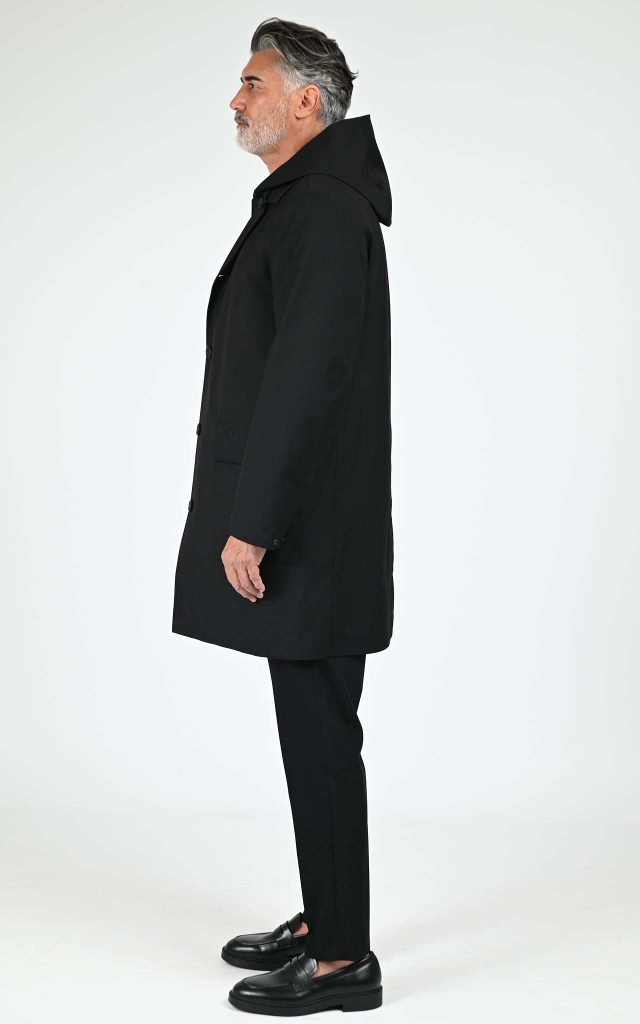 Manteau imperméable 3-en-1 Mathias noir