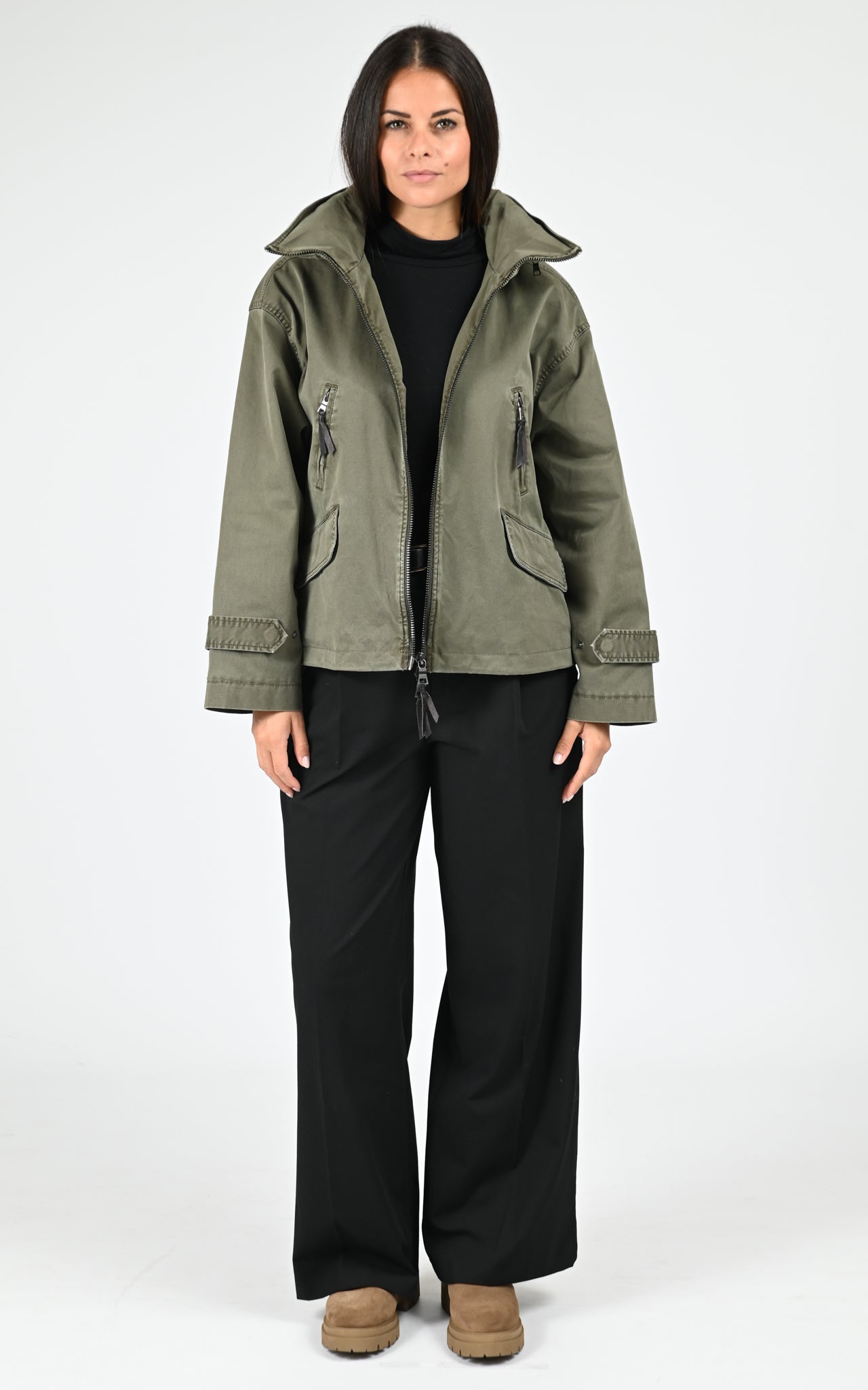Veste toile army Mendes kaki