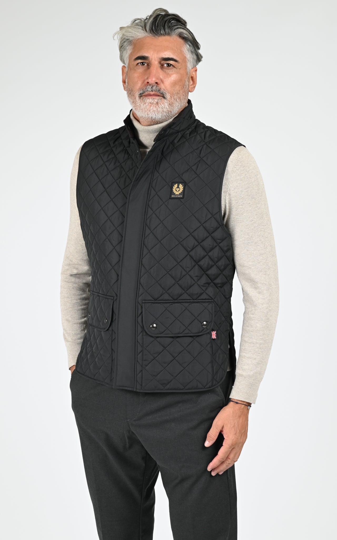 Veste matelassée sans manches Icon noir 1