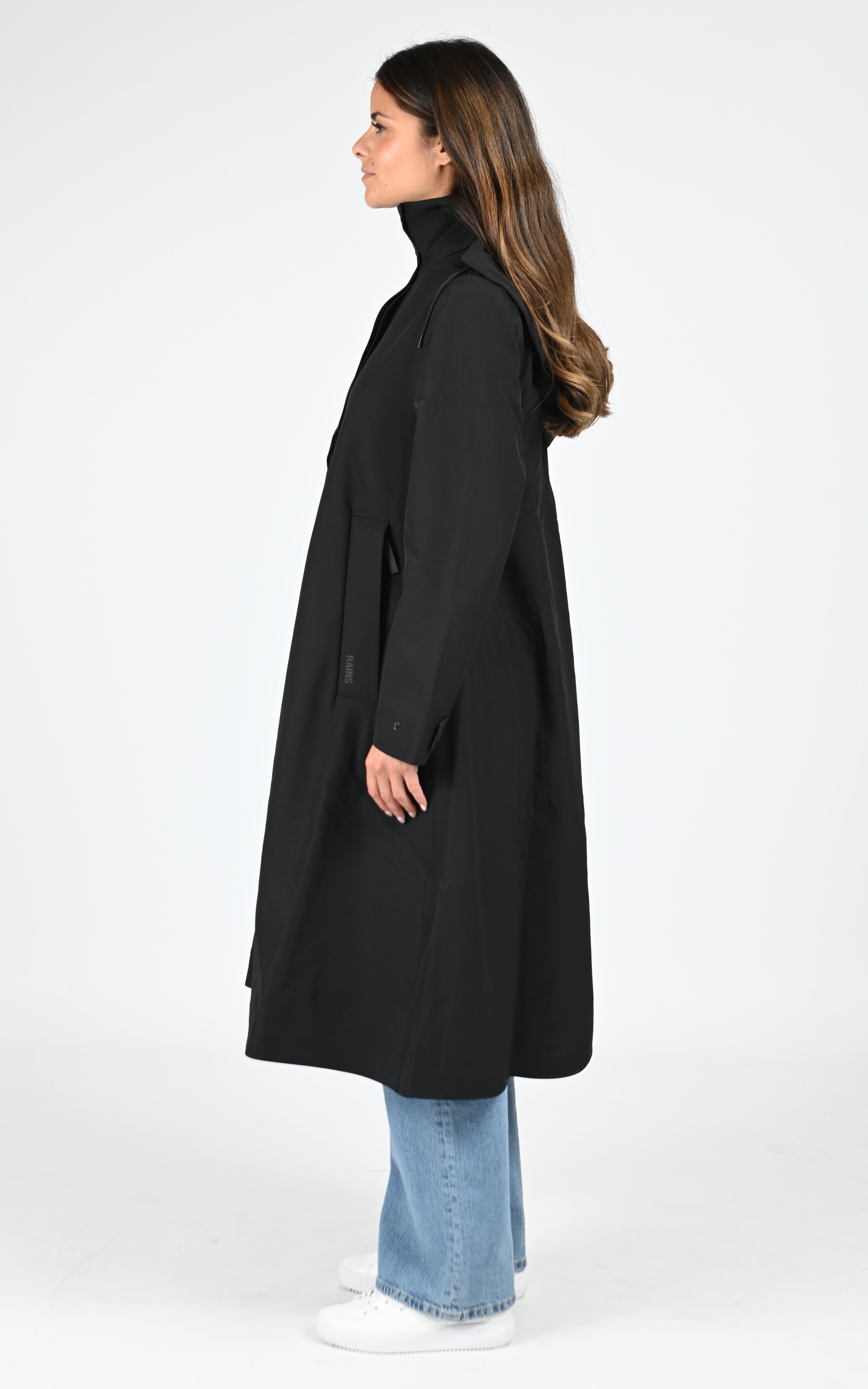 Parka longue noir