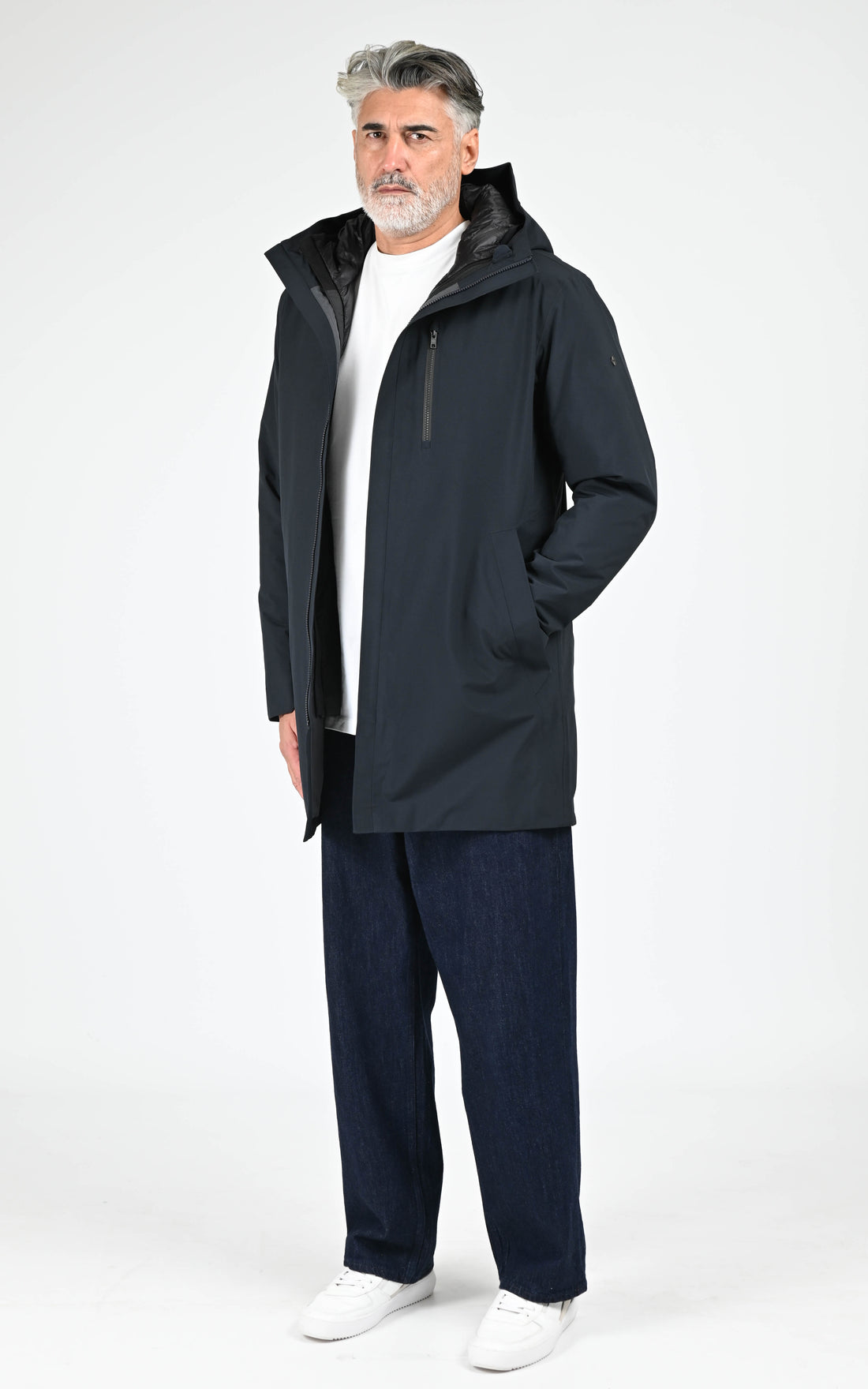 Parka 3-en-1 Urban II bleu marine