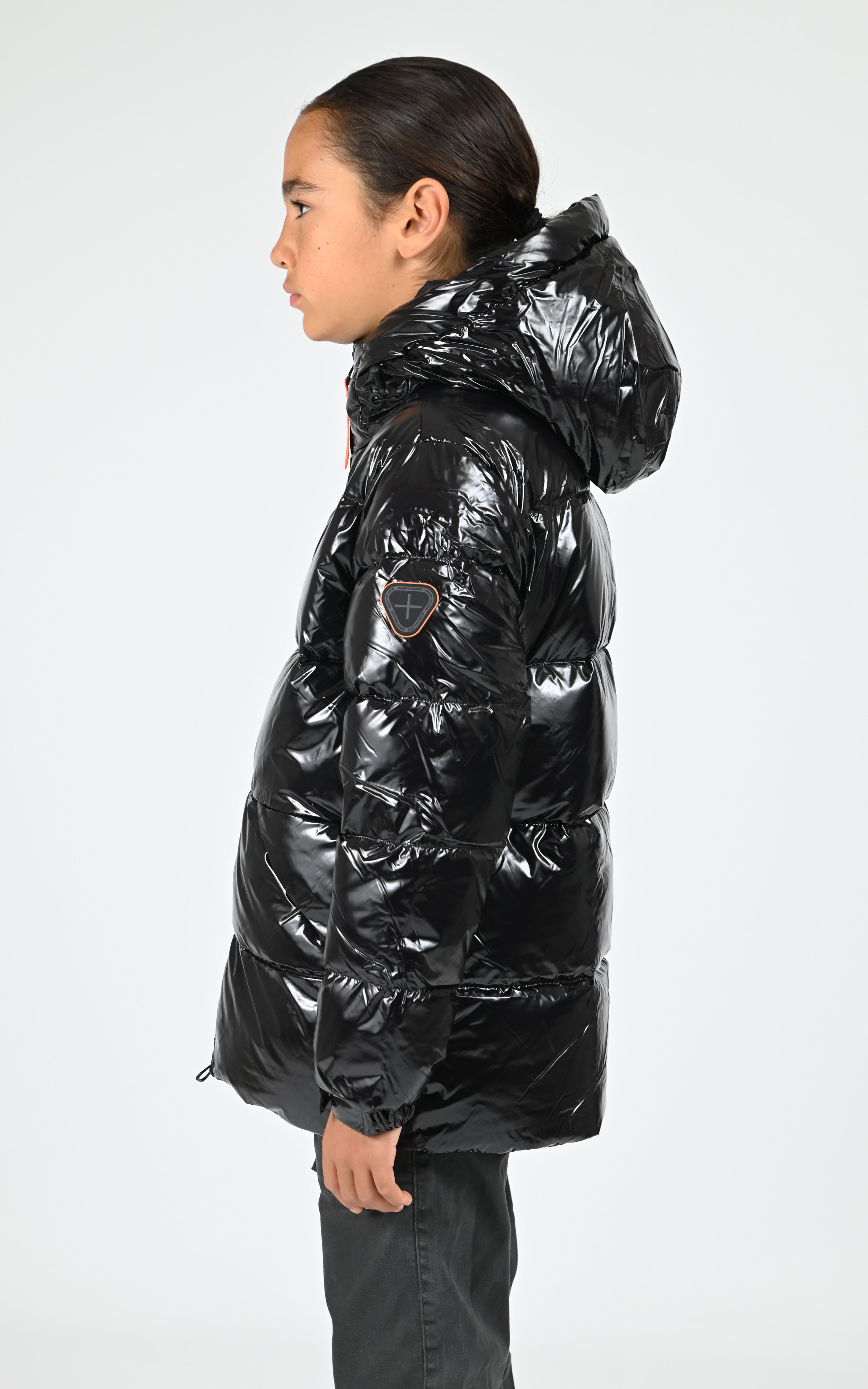 Doudoune brillante Little Vianney Bright noir