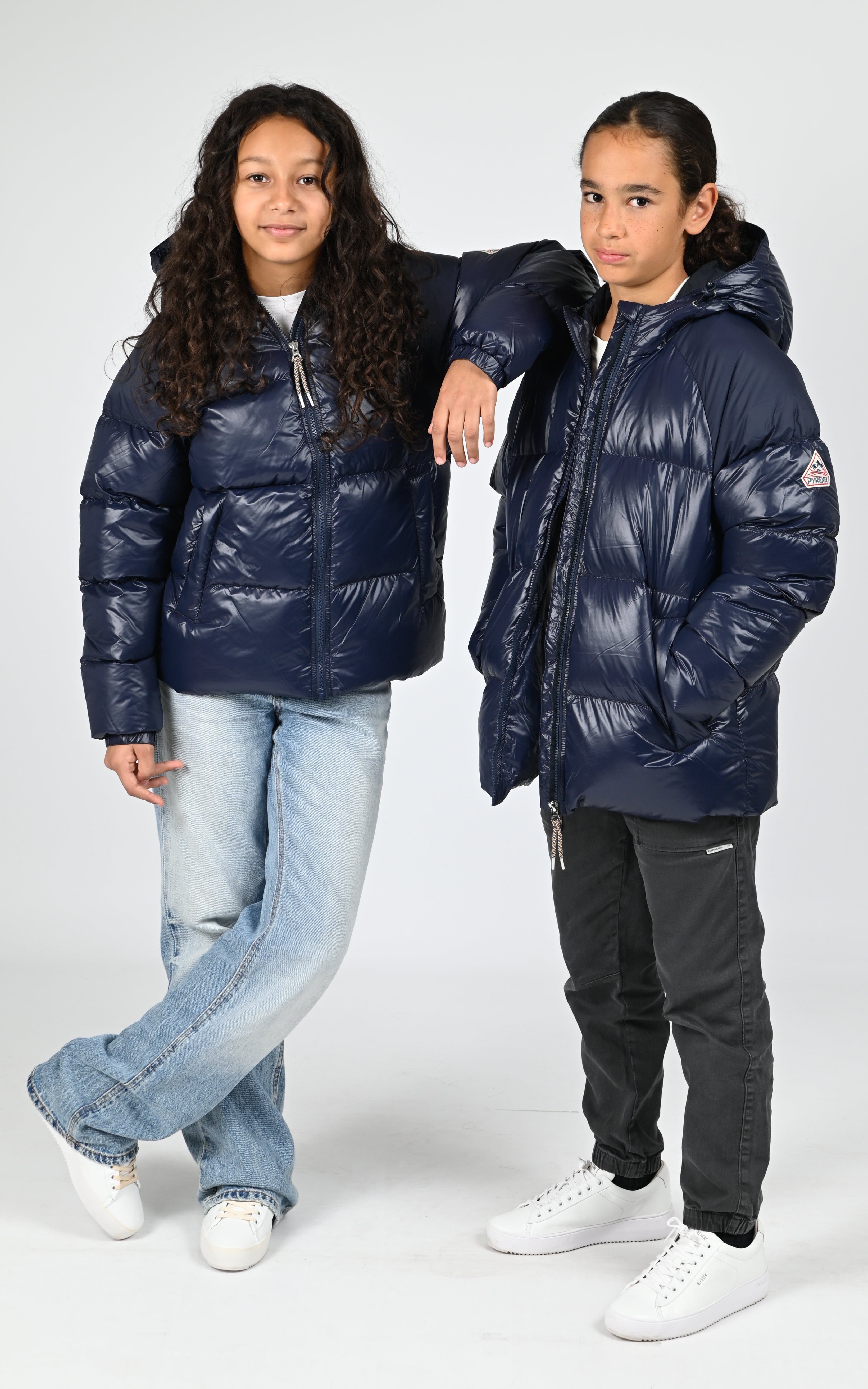 Doudoune à capuche Sten mixte bleu marine