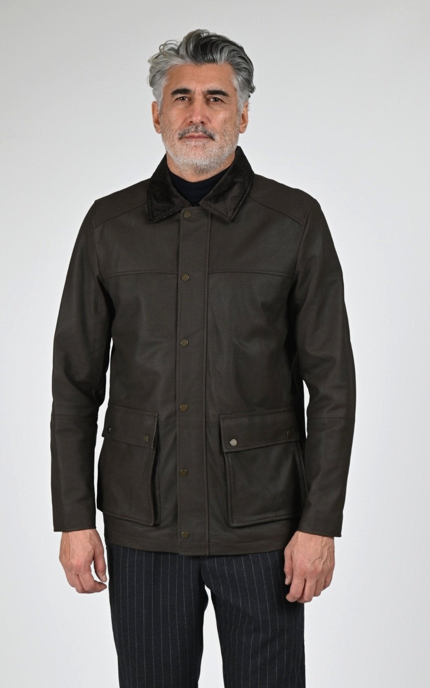 Veste Daim Homme Oakwood, modèle Jack 65079 de couleur brown 502