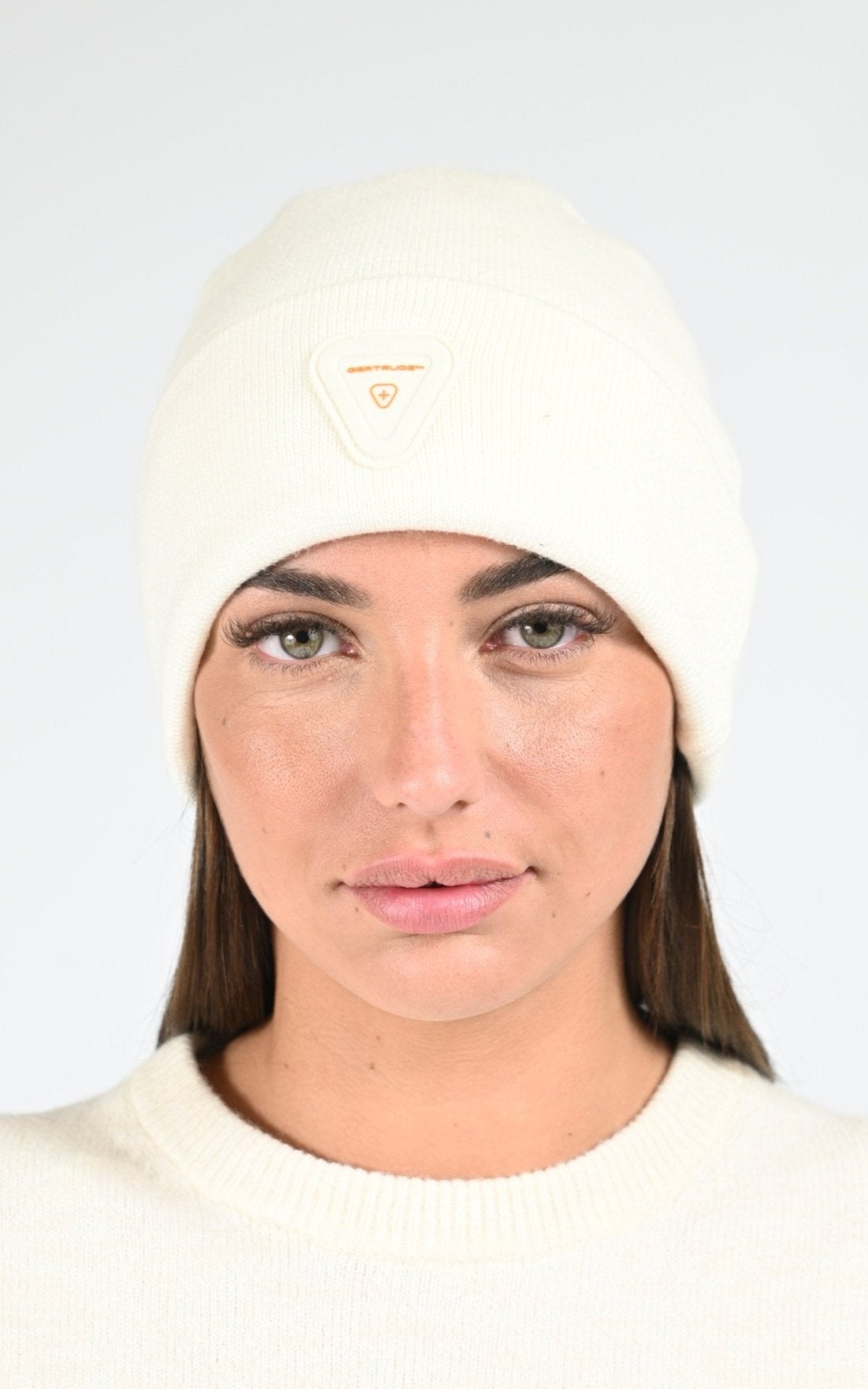 Bonnet Textile Mixte Gertrude, modèle Jad de couleur creme