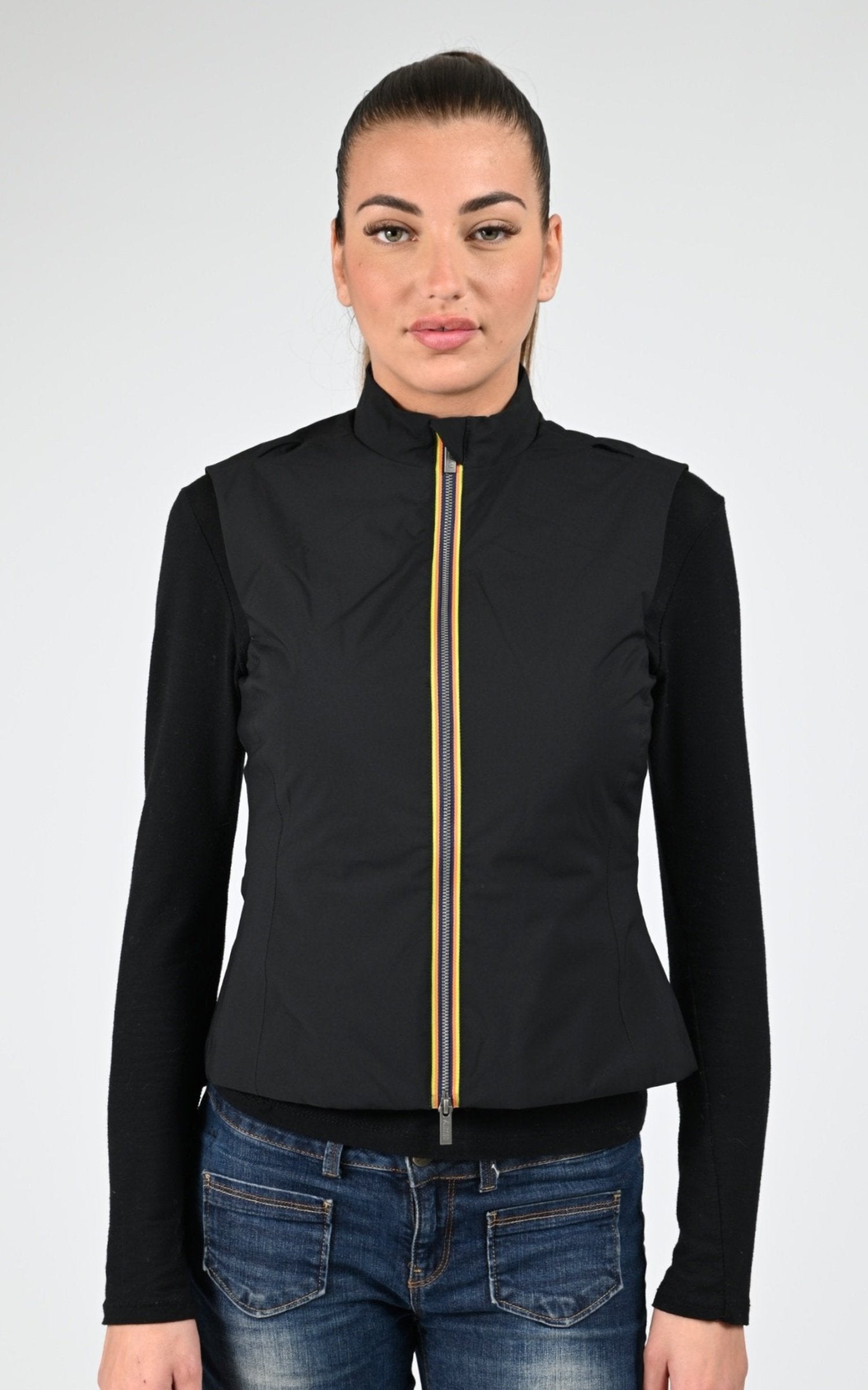 Trench Textile Femme K-Way, modèle Jorance k21476w de couleur grey bb5