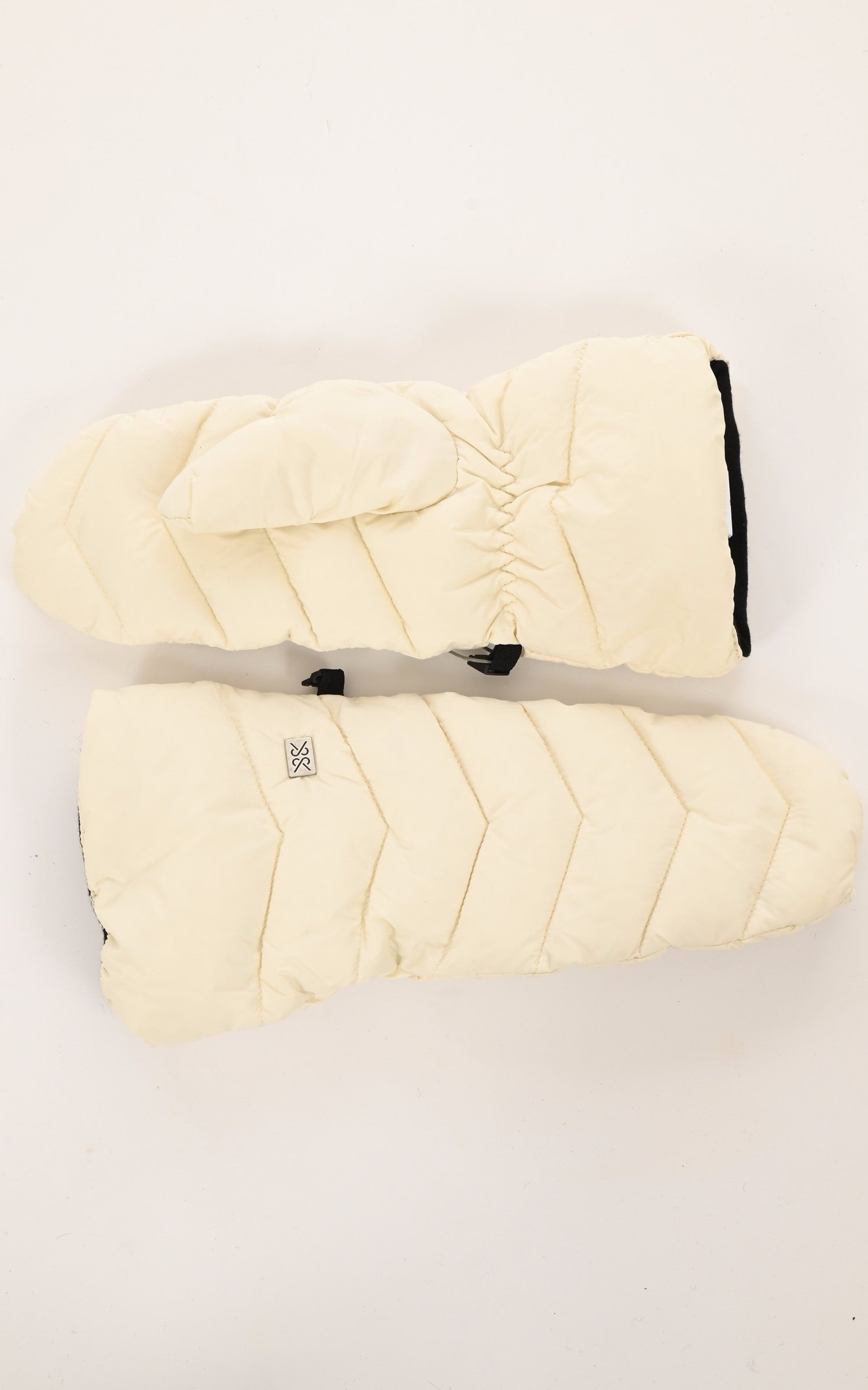 Mouffles Textile Accessoire Soia & kyo, modèle Julia de couleur blanc 1