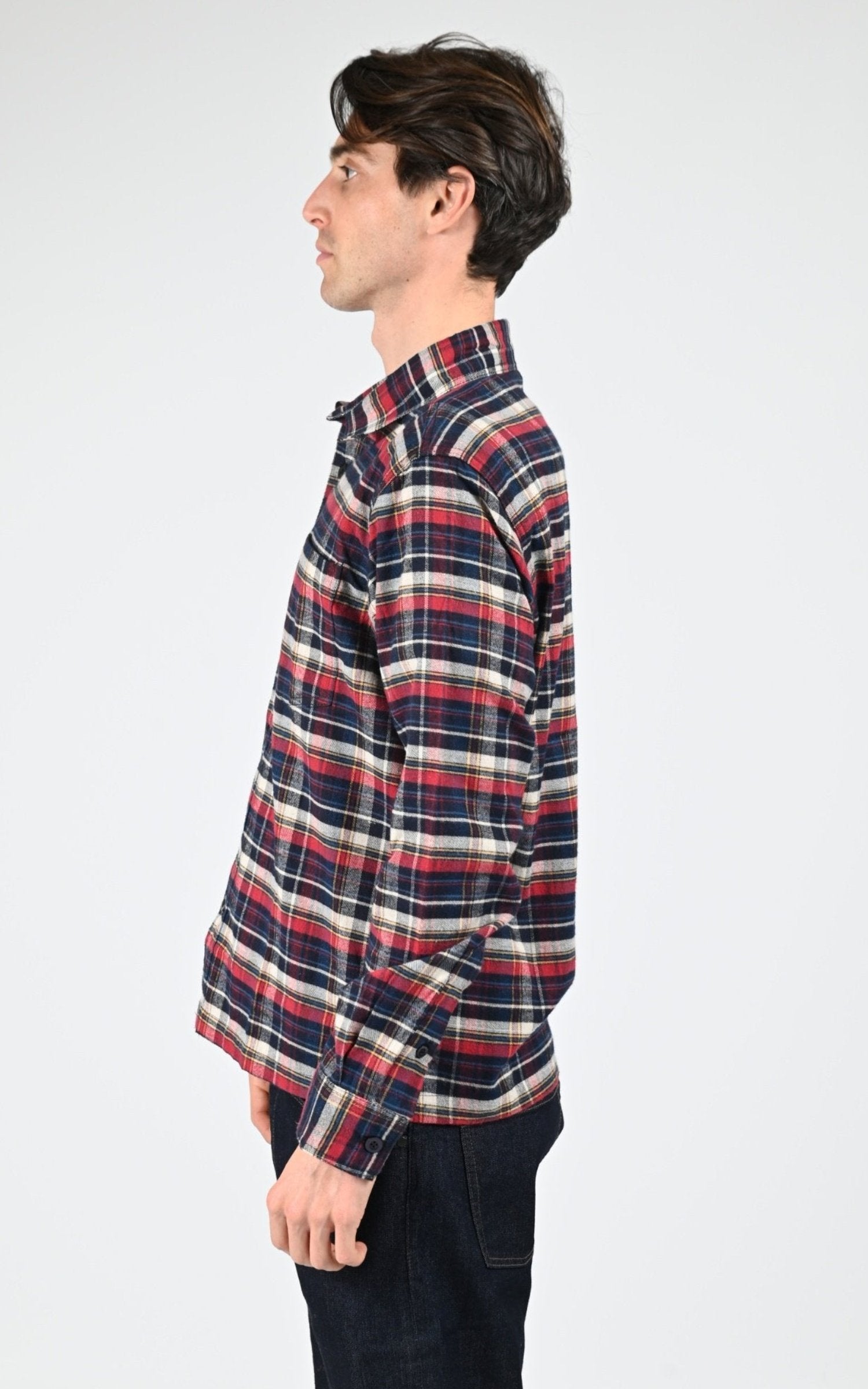 Chemise Textile Homme Daytona 73, modèle Layton 104433 de couleur blue