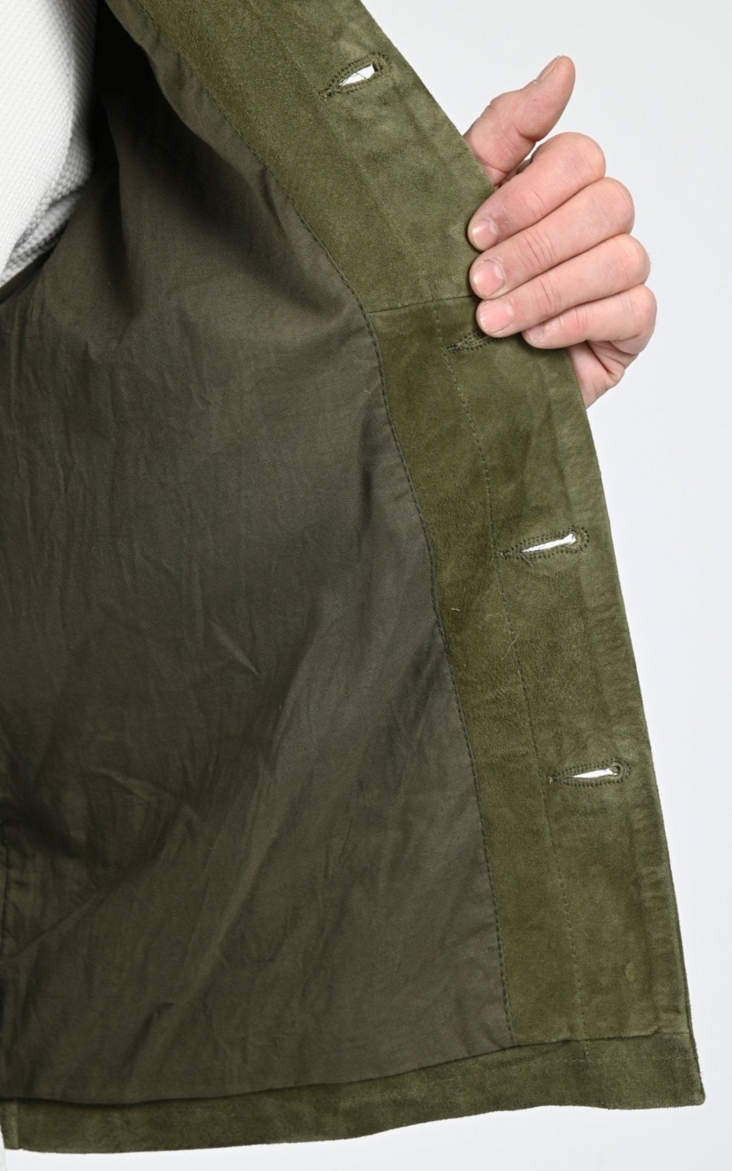 A "LCBRONXS" Kaki Schott Veste Homme details photo