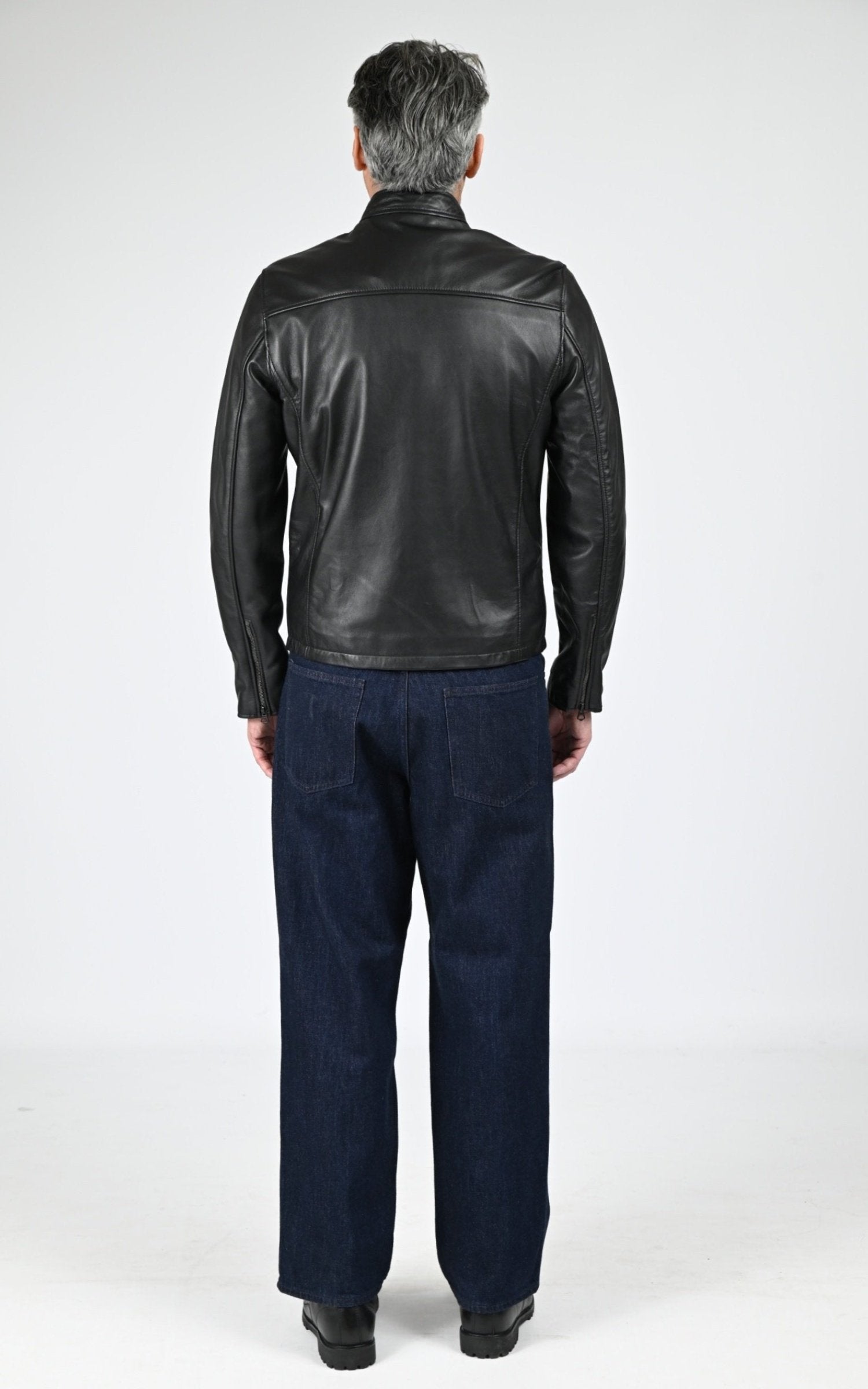 A "LC BIKER" Noir Schott Blouson Homme interior photo