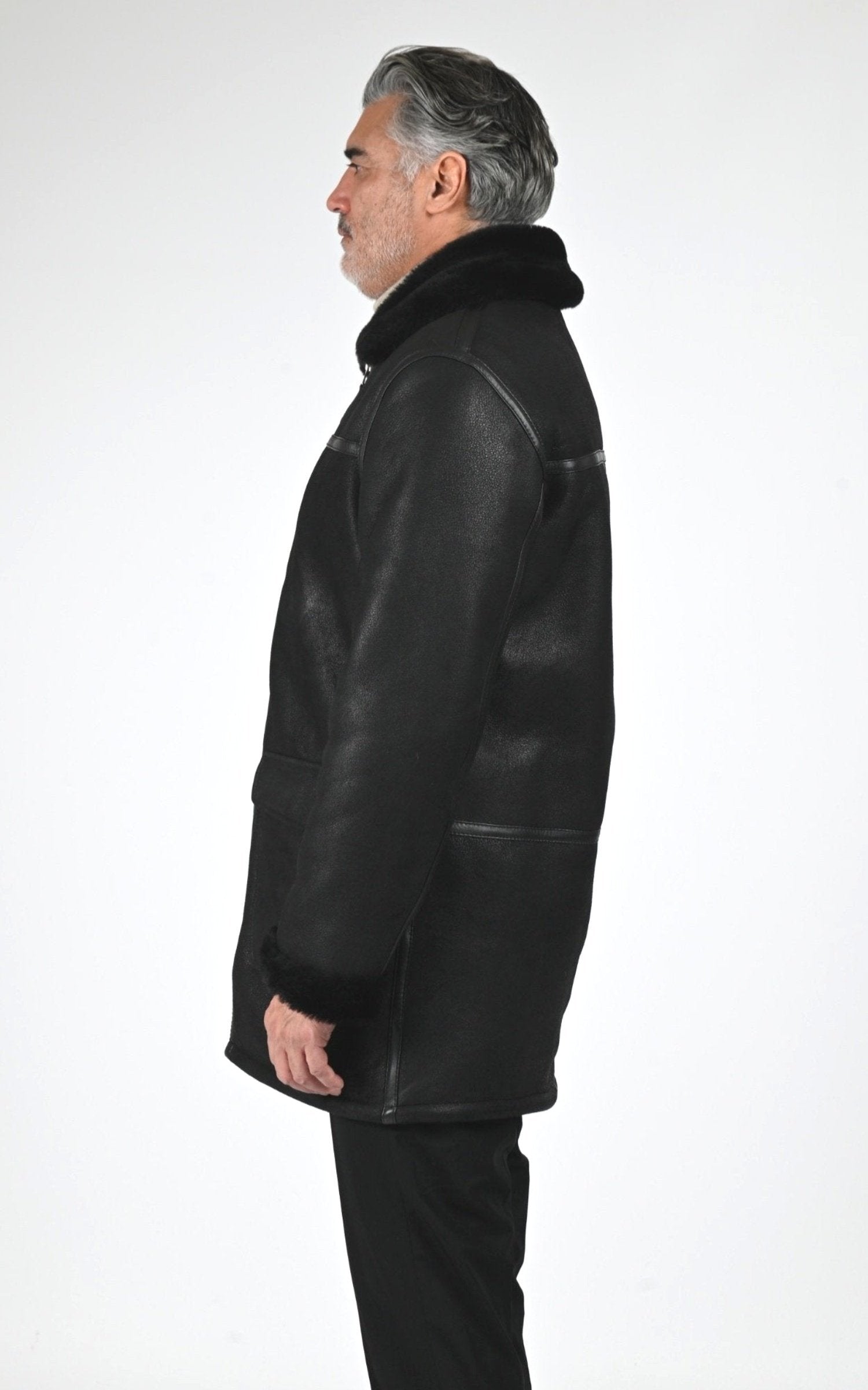 3/4 Df Homme Schott, modèle Lc colorado de couleur black