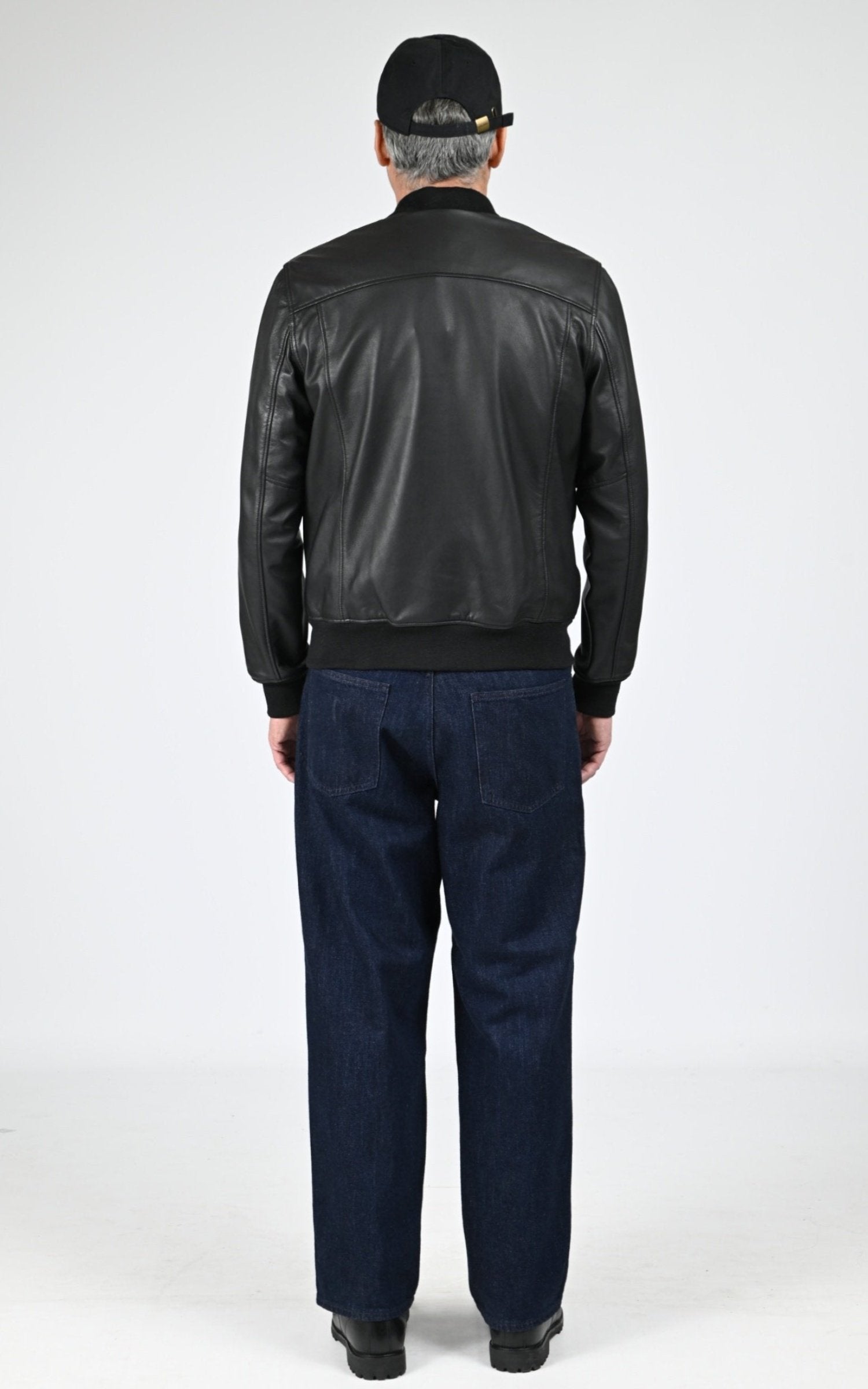 Blouson Cuir Homme Jaj -Schott-, modèle Lc teddy s23 x de couleur black