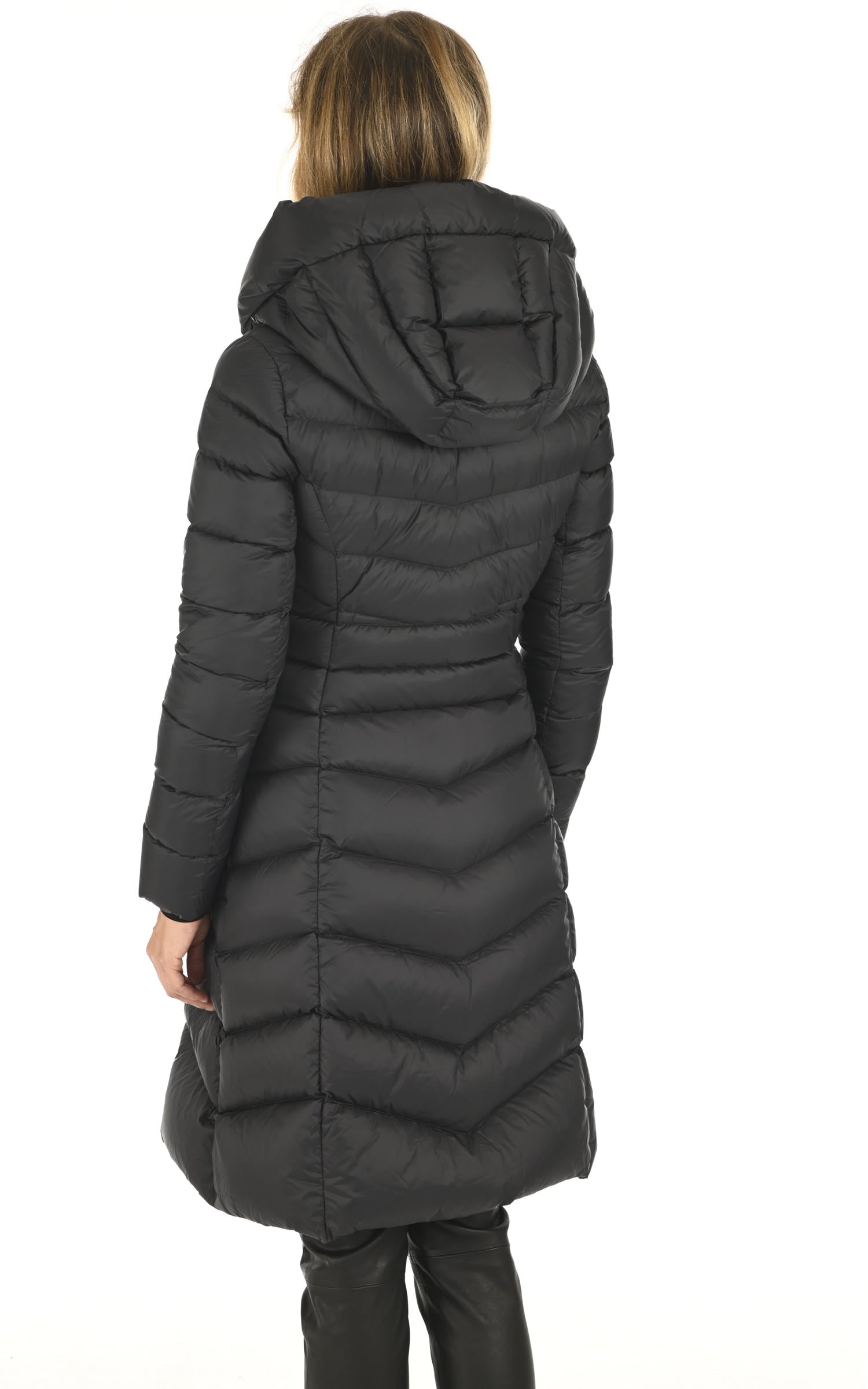 3/4 doudoune Textile Femme Soia & kyo, modèle Lita-v de couleur noir 4