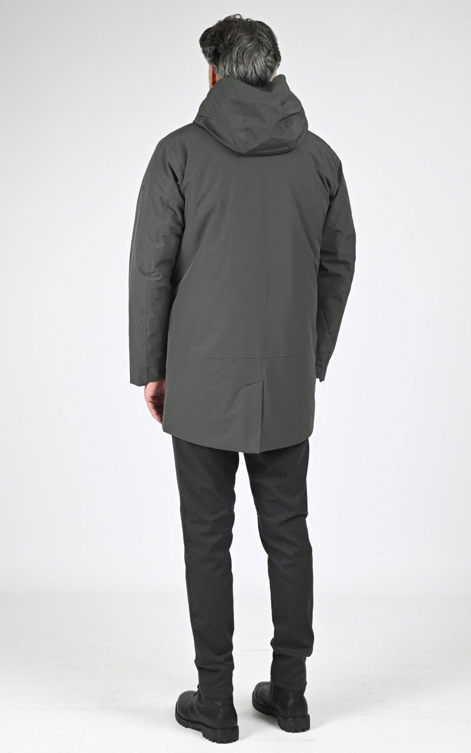 Parka Textile Homme Scandinavian Edition, modèle Loft ii de couleur dark olive