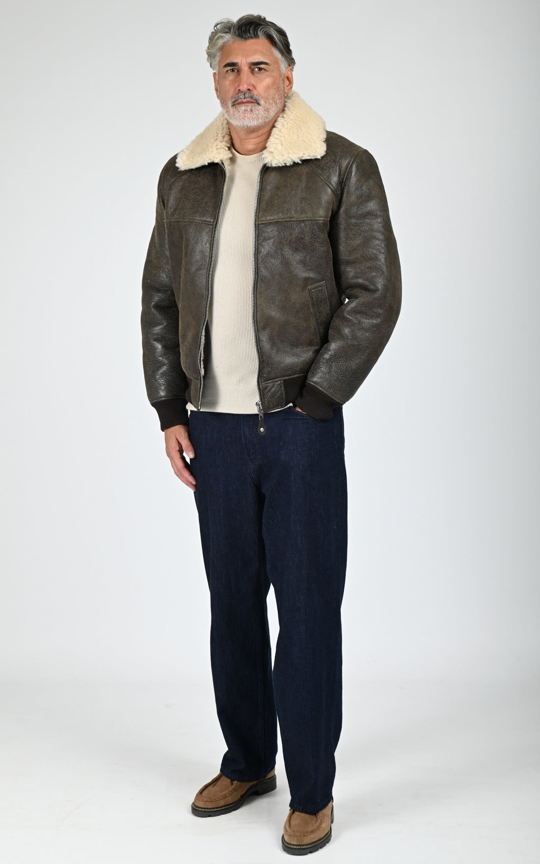 Pilote Mouton Lc Airforce marron