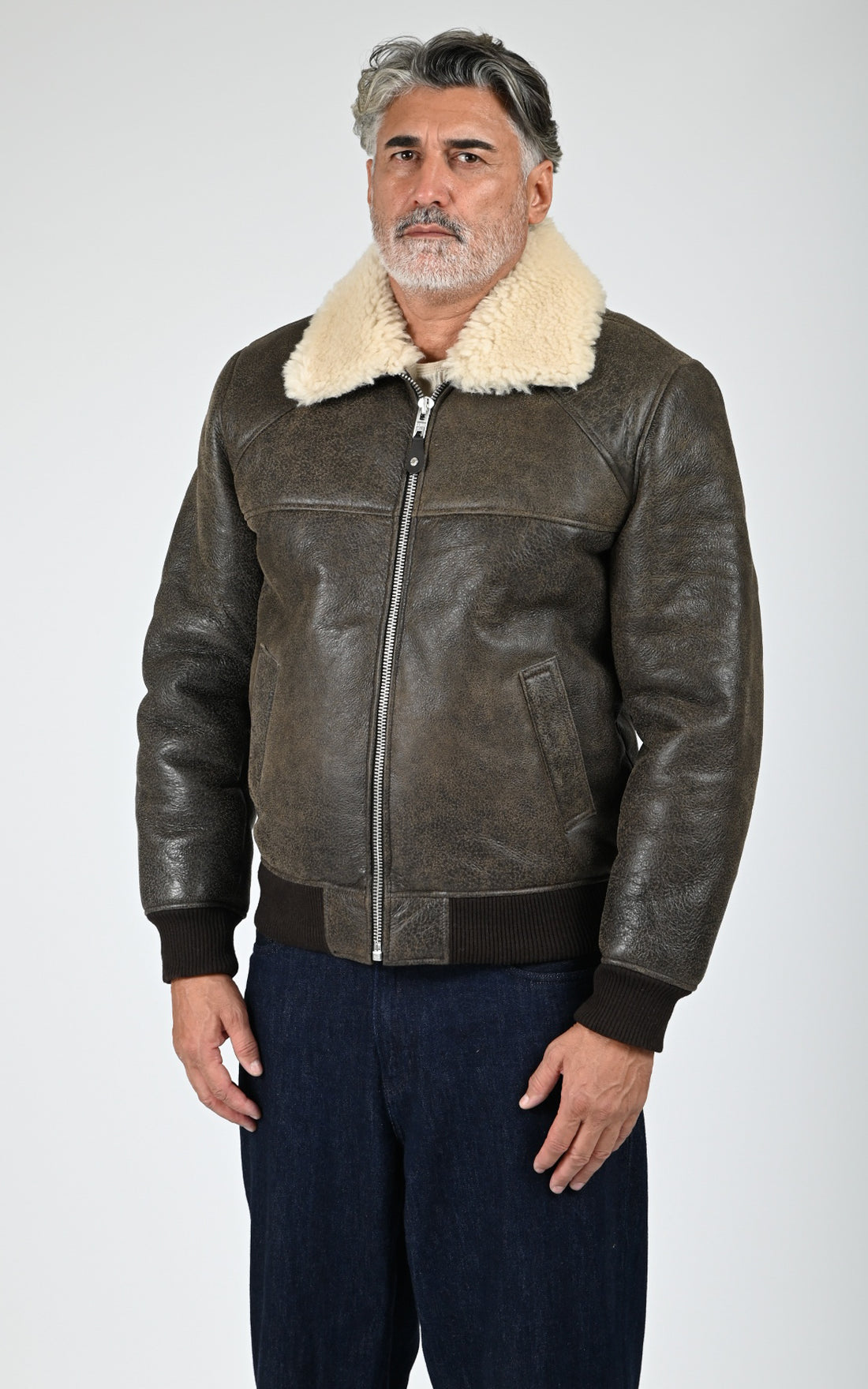 Pilote Mouton Lc Airforce marron