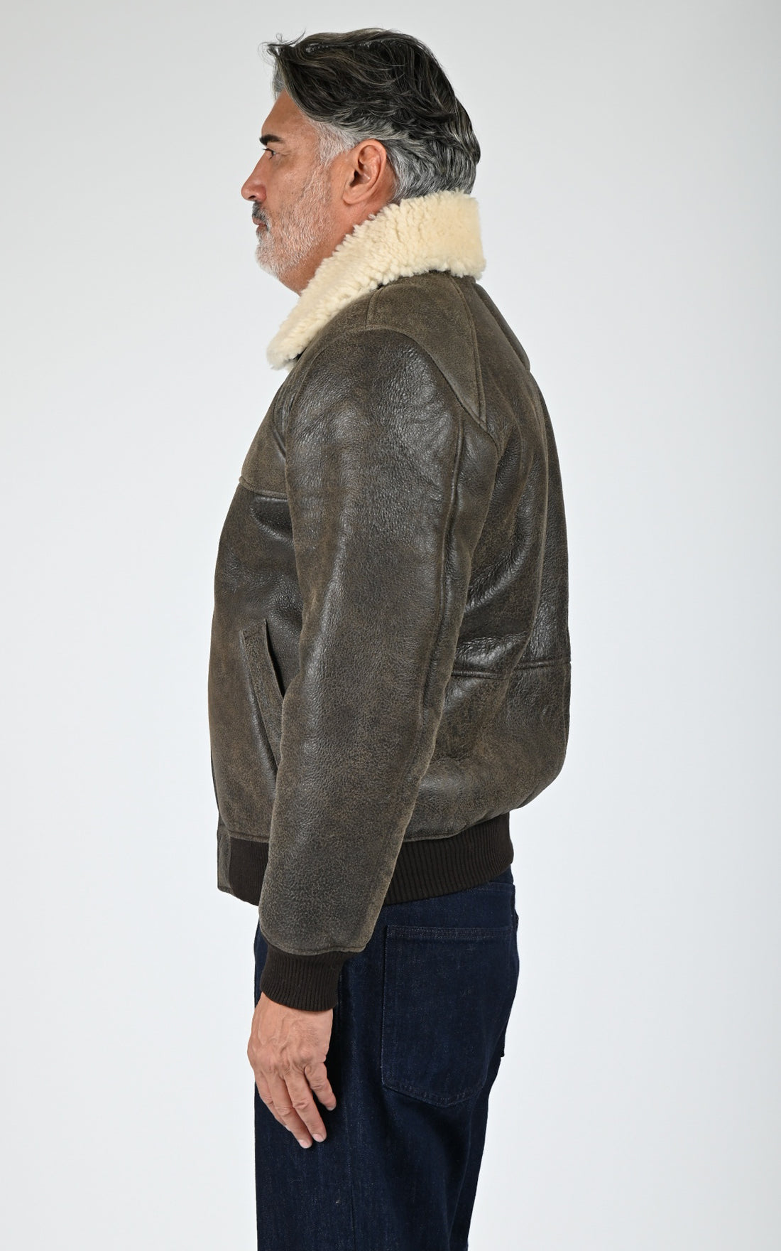 Pilote Mouton Lc Airforce marron