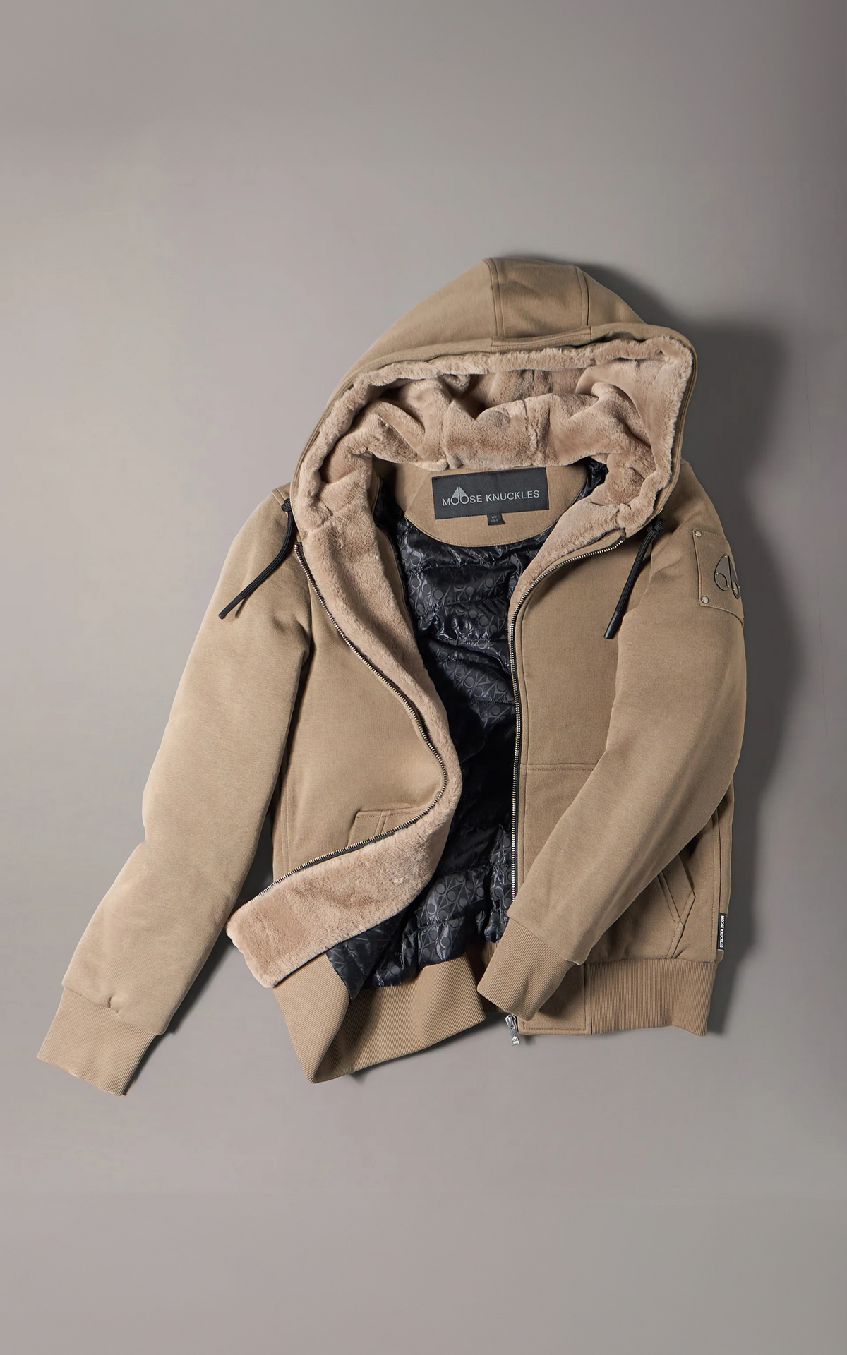 Veste fourrée Classic Bunny beige