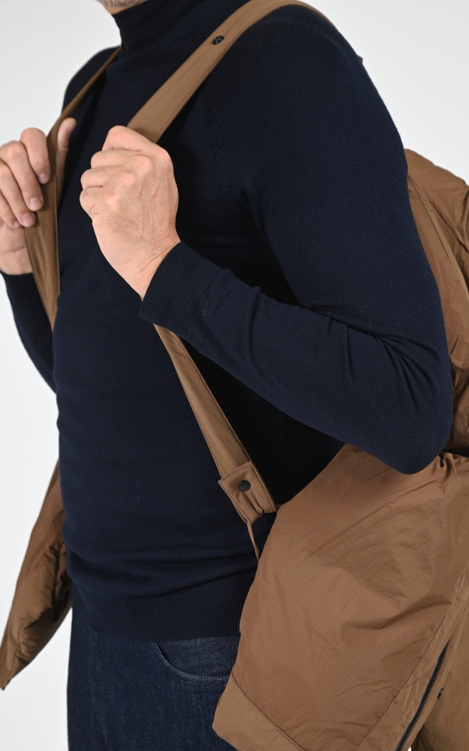 Ves doudoune Textile Homme Jg1, modèle Mag-3 down jacket de couleur bark