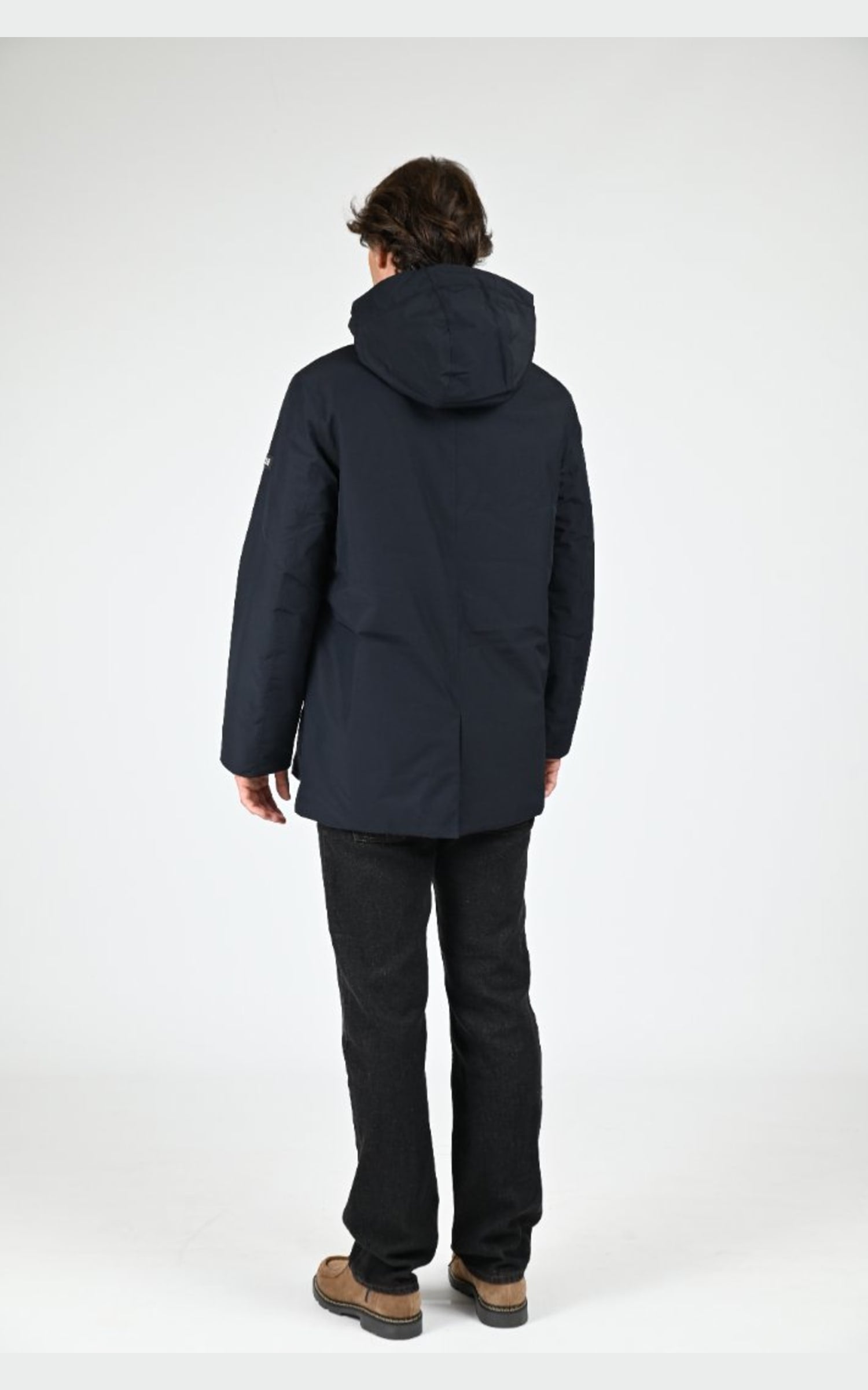 Parka Textile Homme Aigle, modèle Molespo aiw25moui001 de couleur noir