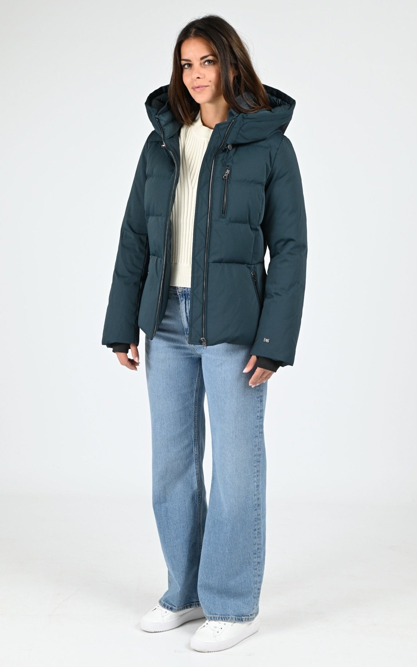 Doudoune ajustée Marilou vert