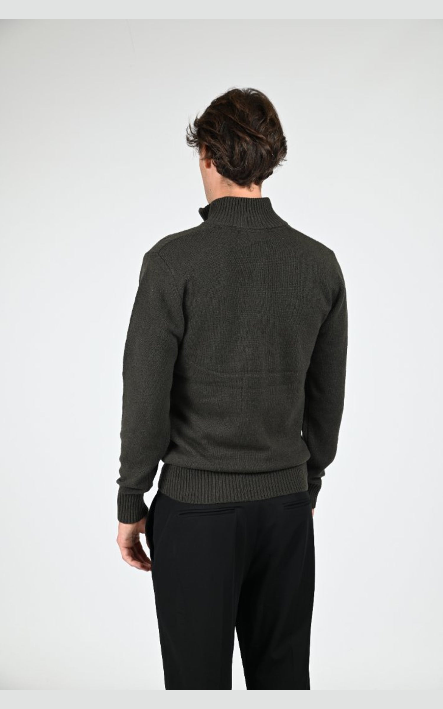 Pull Textile Homme Schott, modèle Pl lance 2 de couleur vert