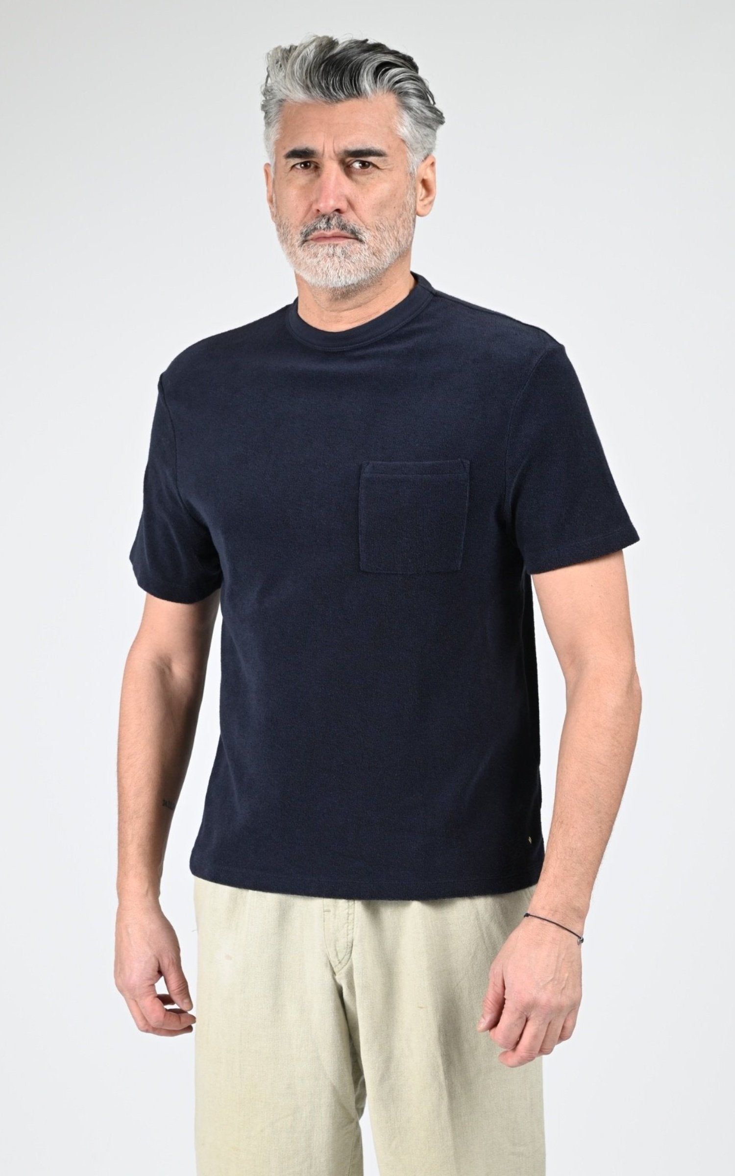 Polo Textile Homme Rivieras, modèle Ps-02 de couleur marine