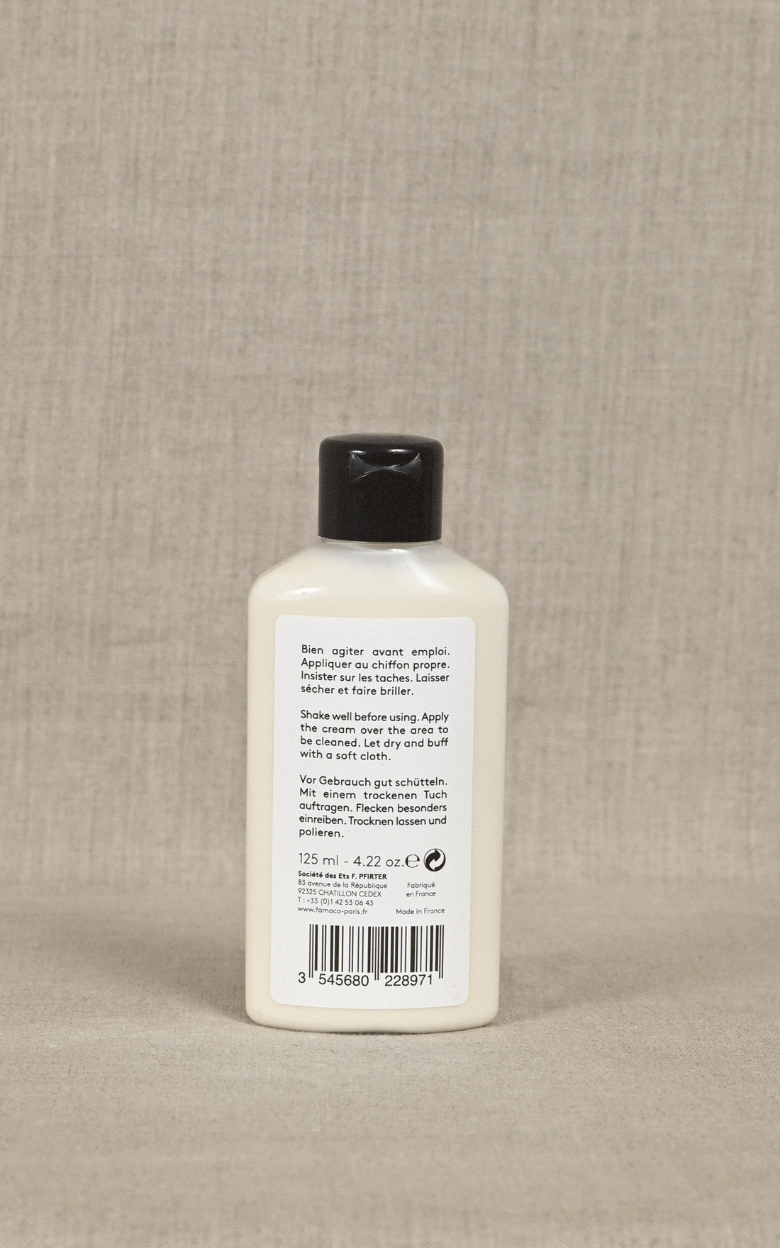 Lait nettoyant & nourrissant pour le cuir