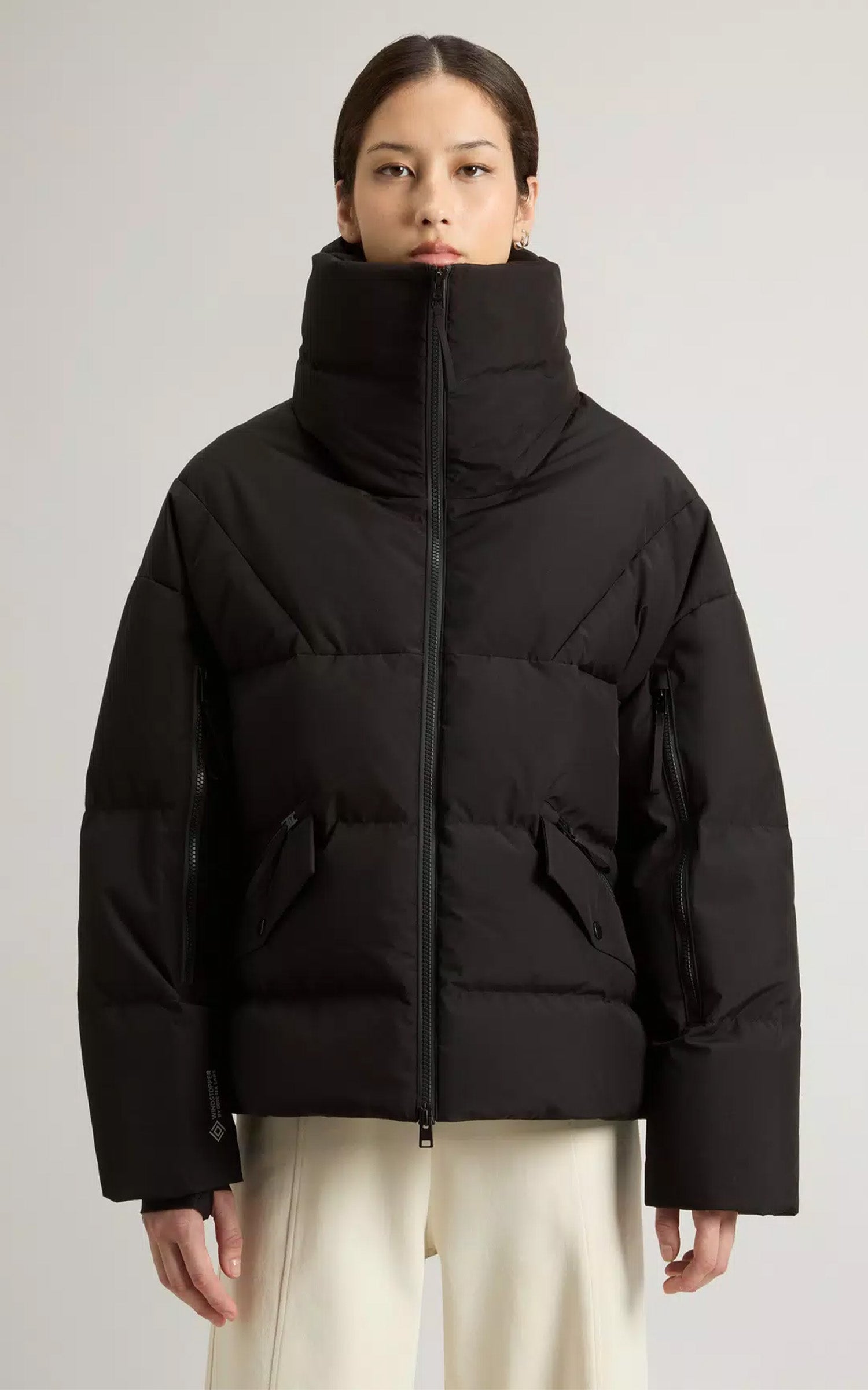 Doudoune oversize Windstopper noir