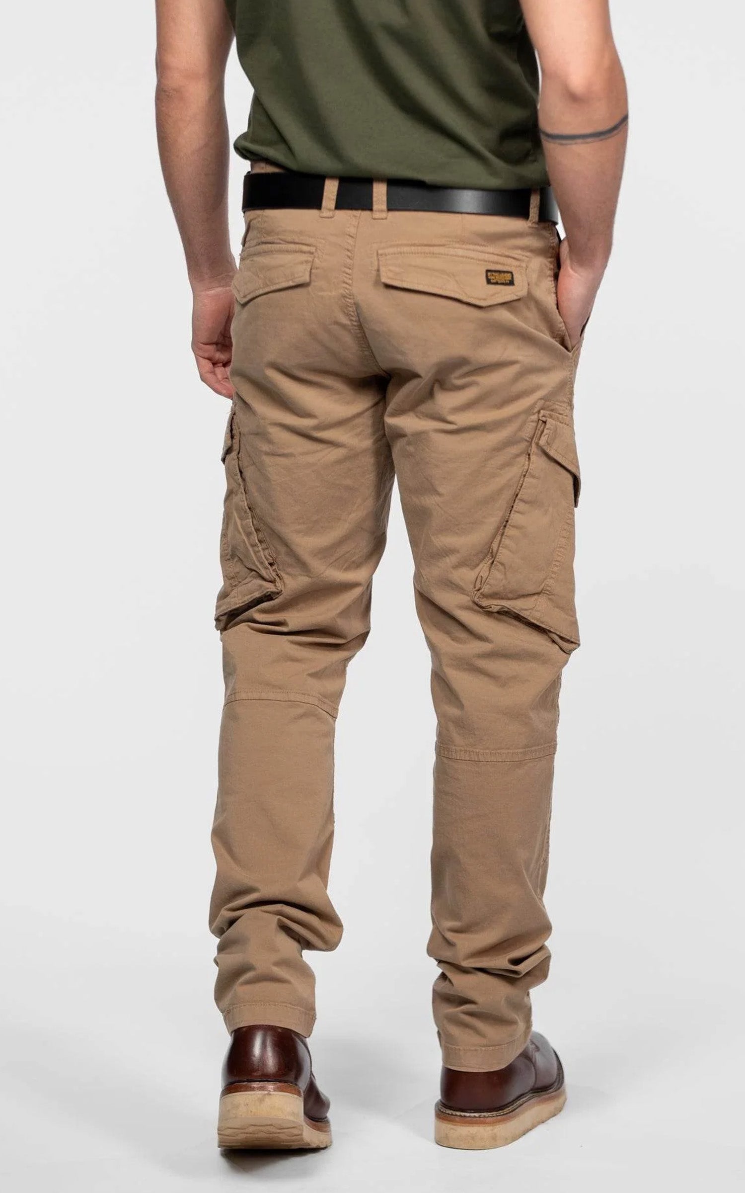 Pantalon cargo beige