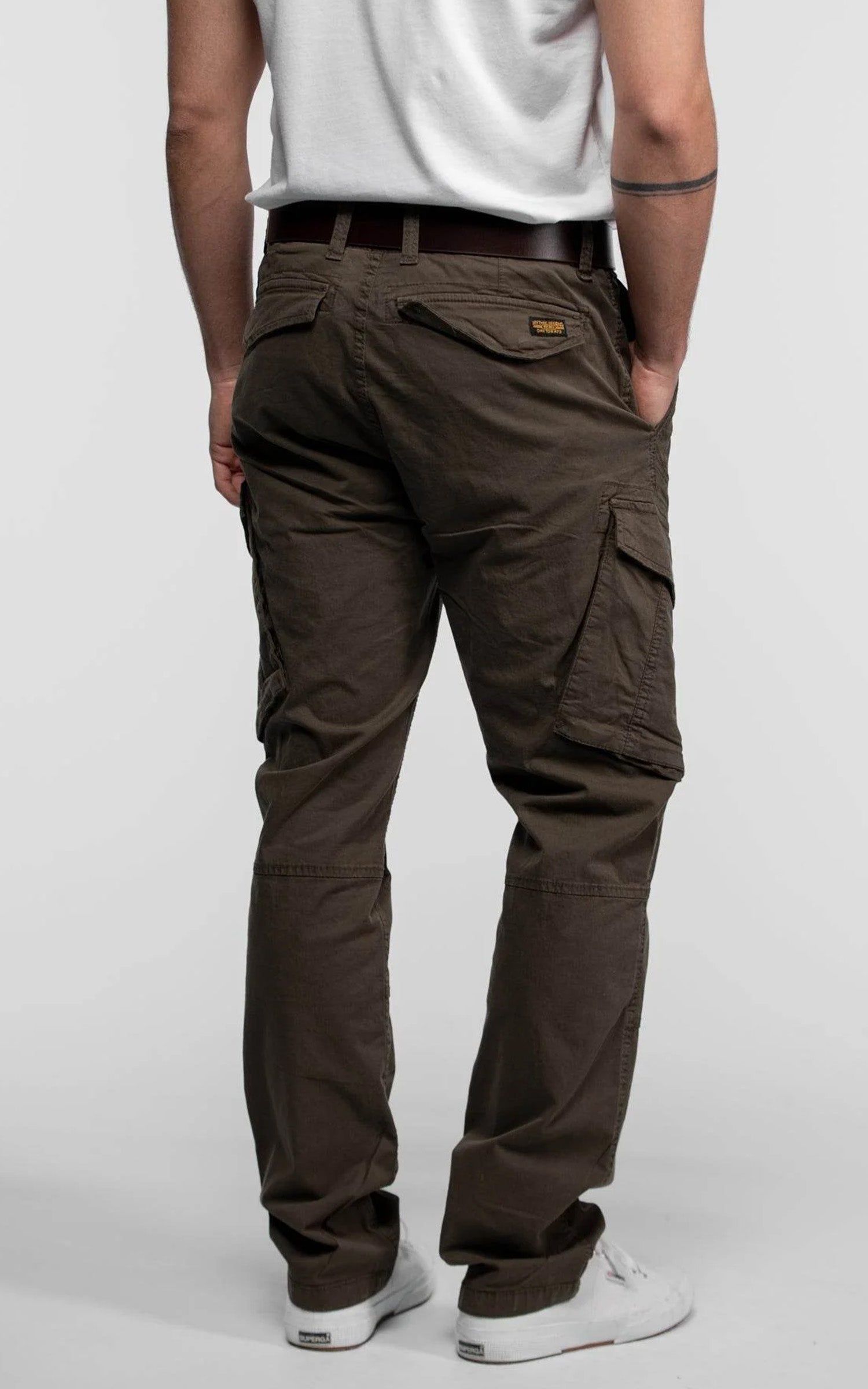 Pantalon cargo kaki