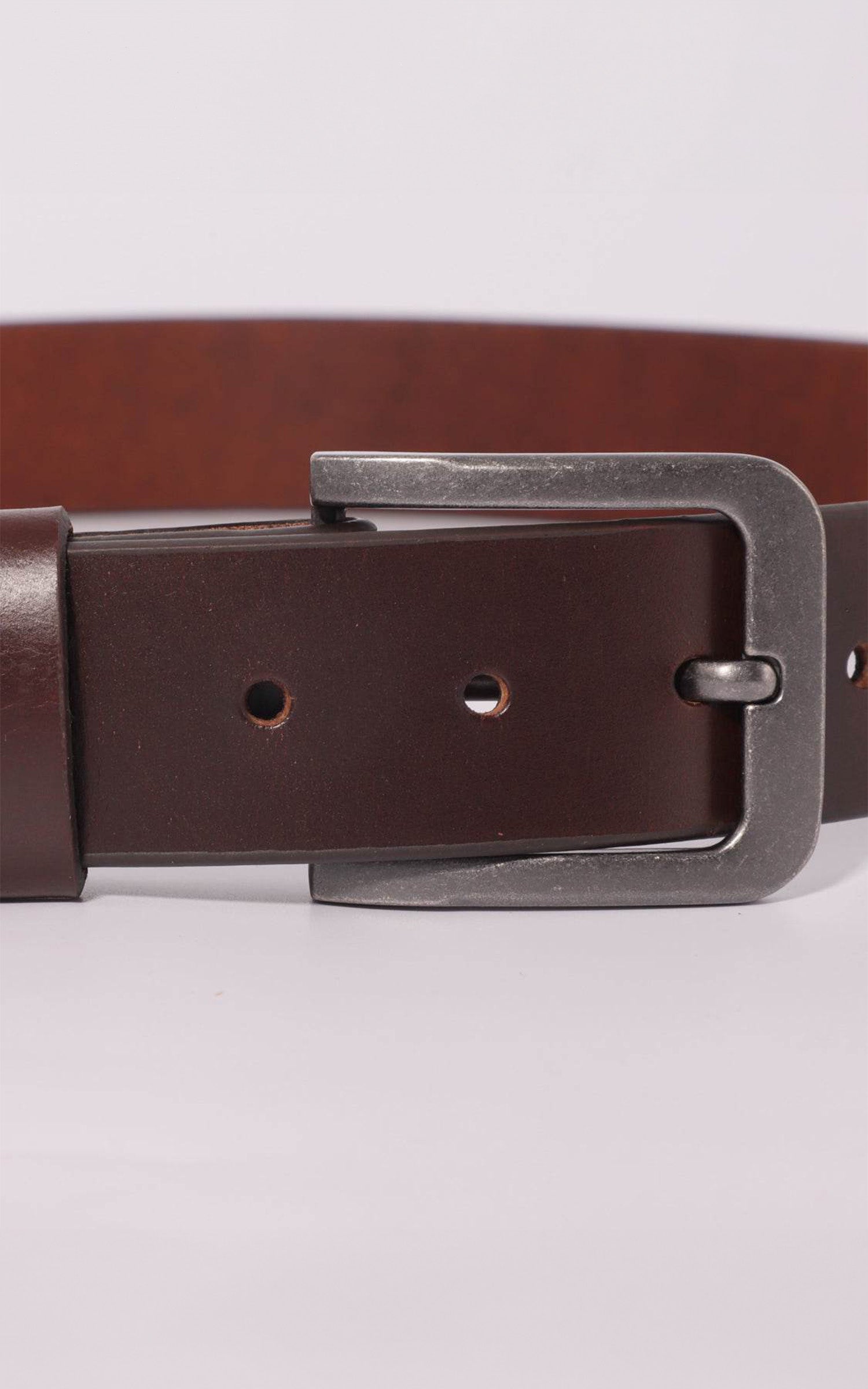 Ceinture cuir D14 marron