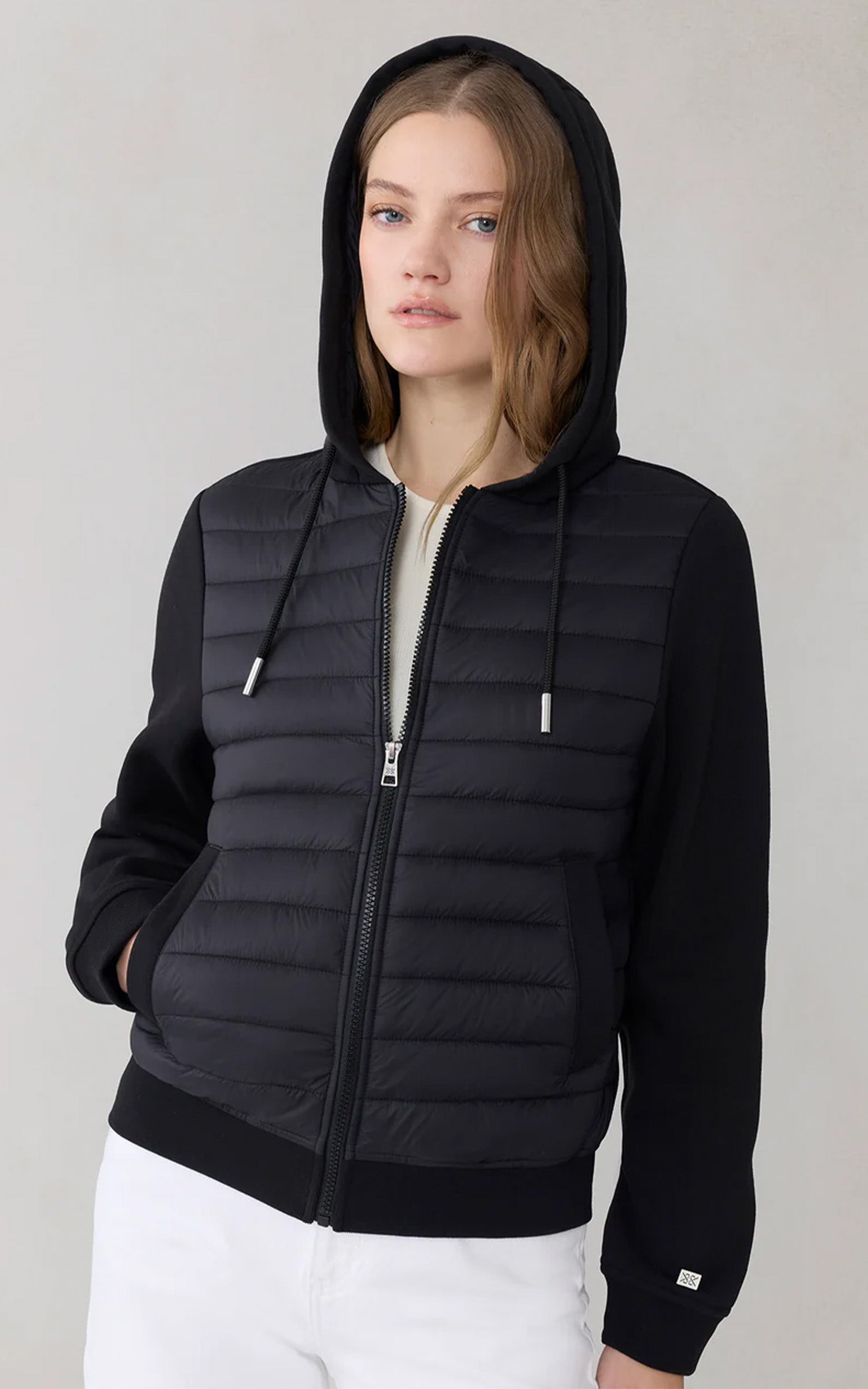 Veste matelassée noir