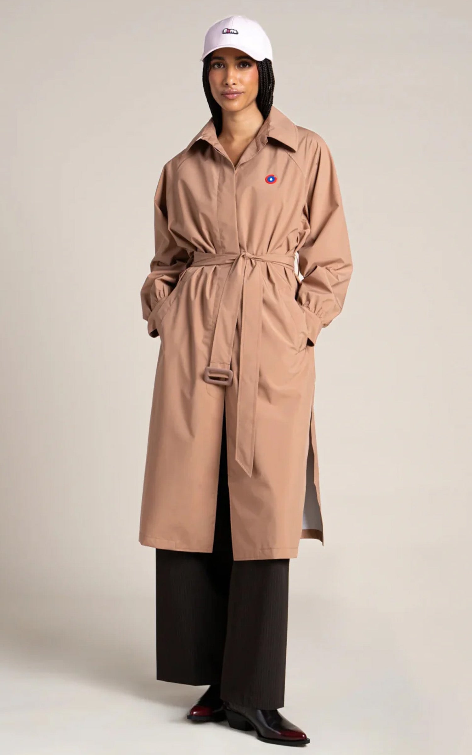 Trench imperméable Madeleine cannelle