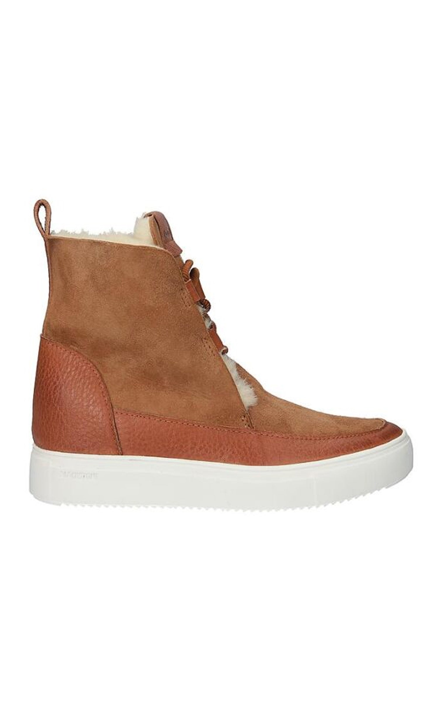 KALLIK camel nubuck leather lined boots