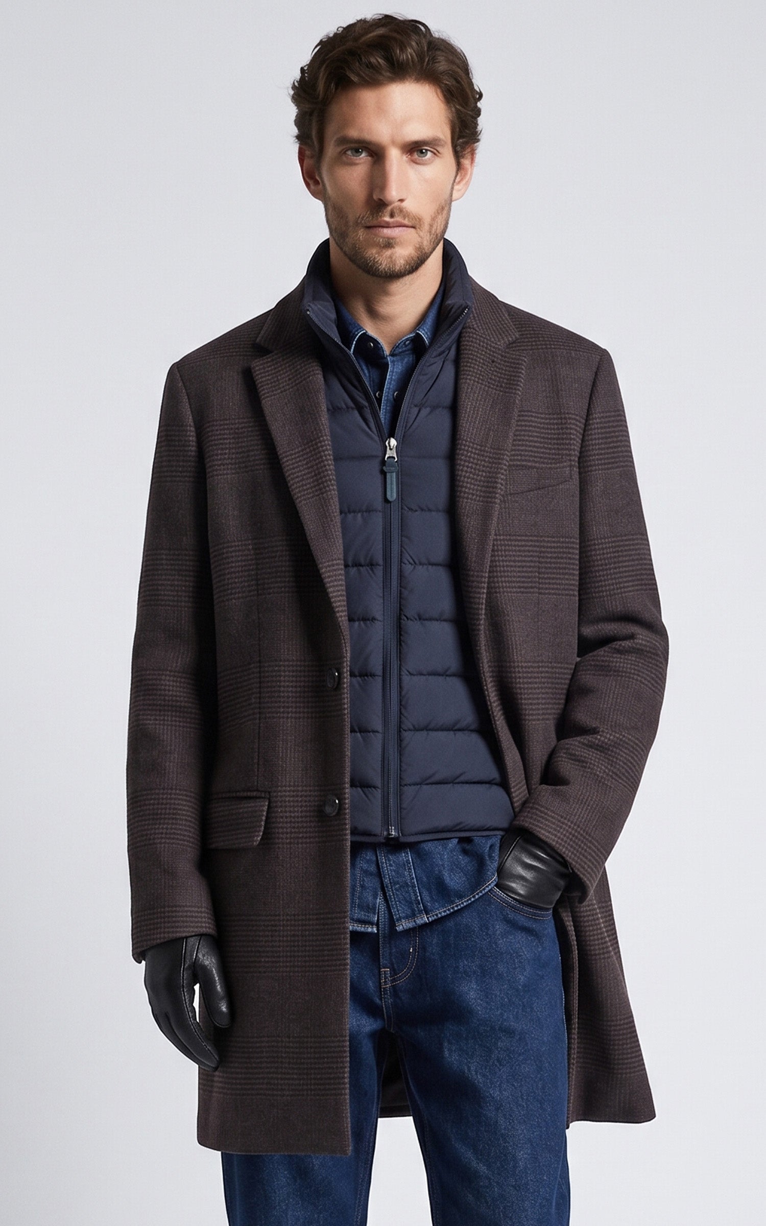 Manteau 3-en-1 Skai-PL marron