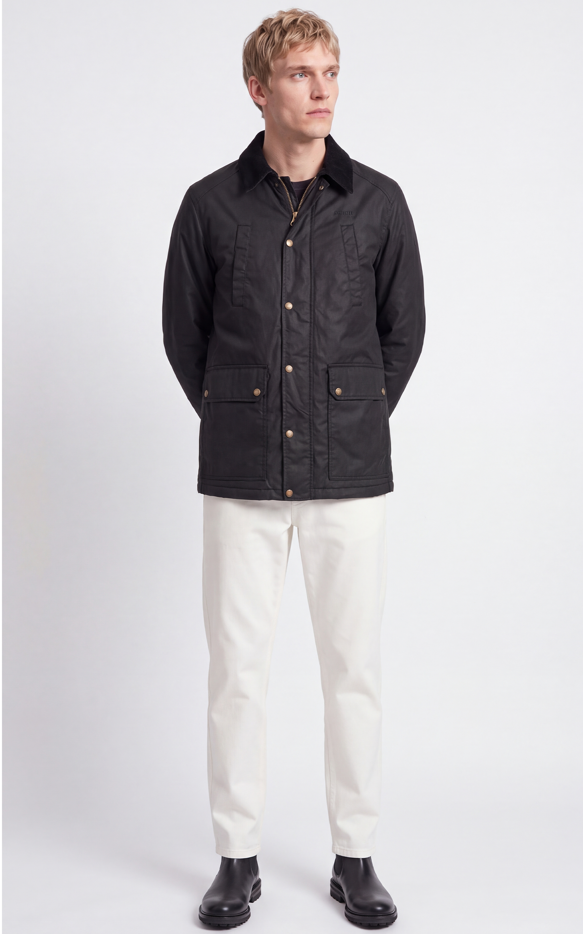 Veste farmer BECKLEY noir