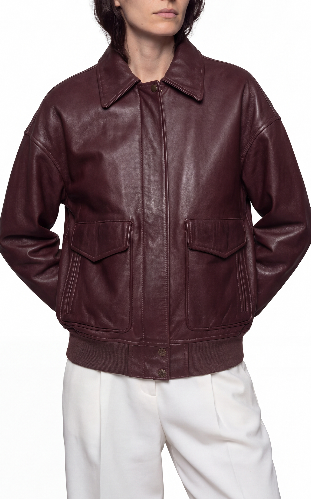 Blouson pilote LCWDAISY2 bordeaux