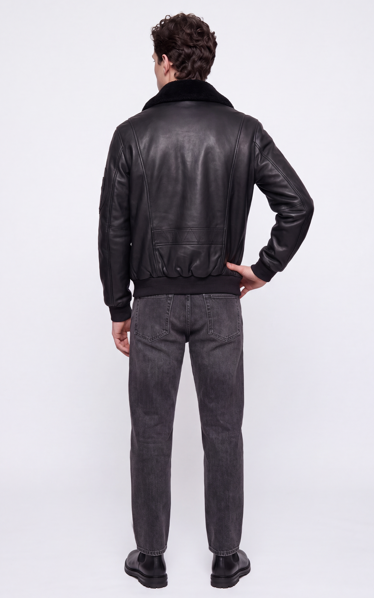 Pilote cuir Rafal 2.0 noir