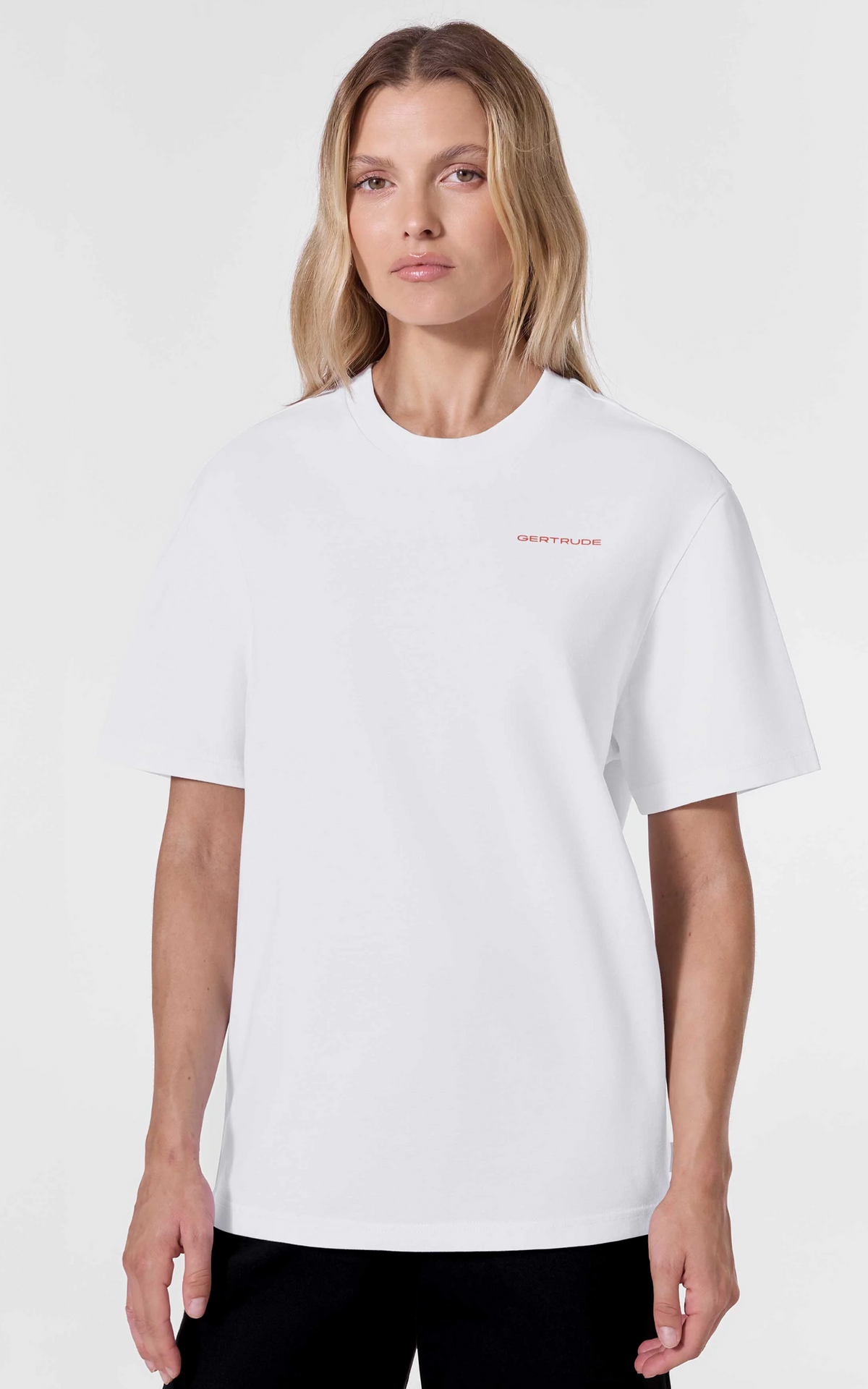 T-shirt imprimé Leonce Geometry mixte blanc