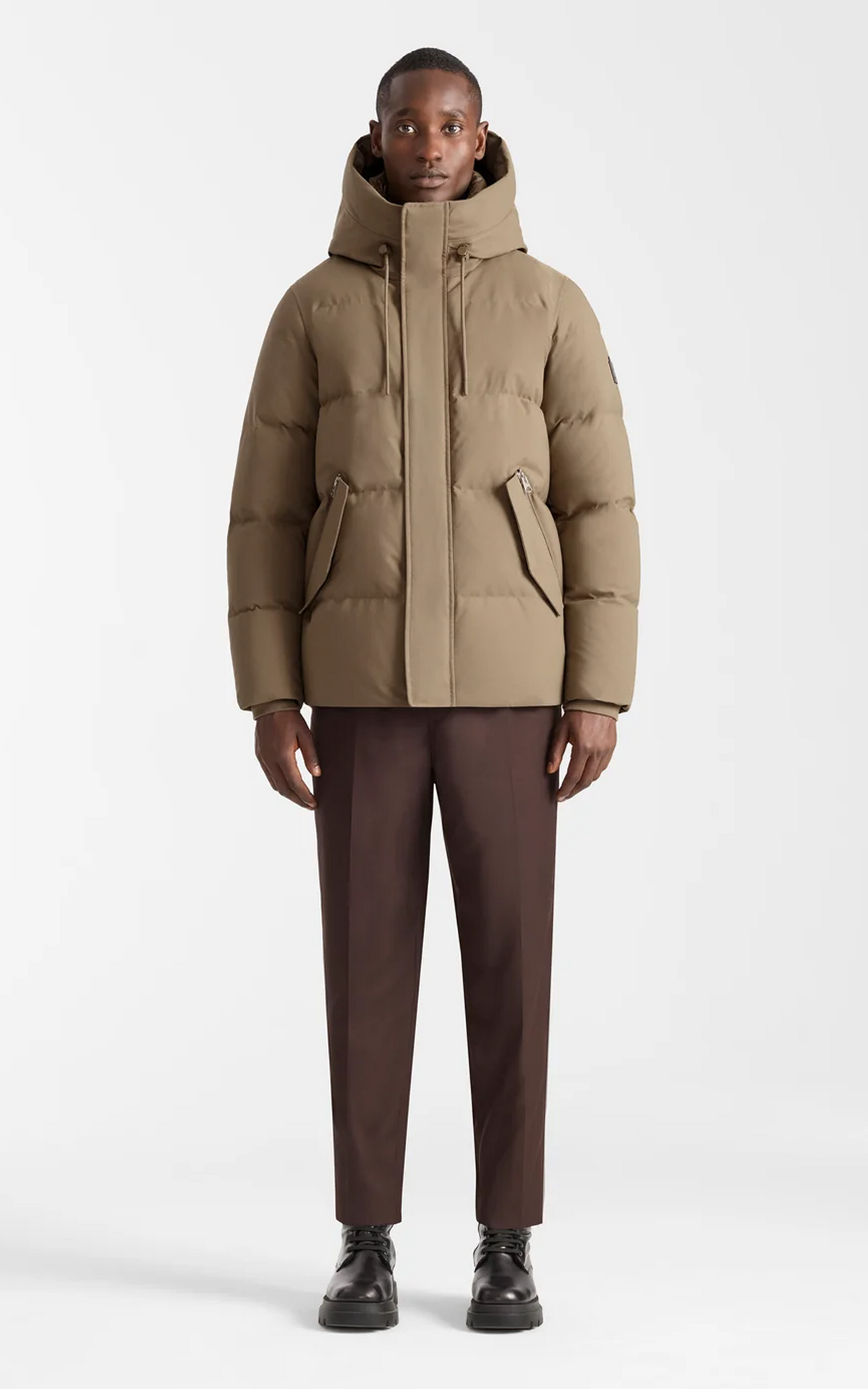 Doudoune 2-en-1 Nordic Tech en duvet Graydon taupe