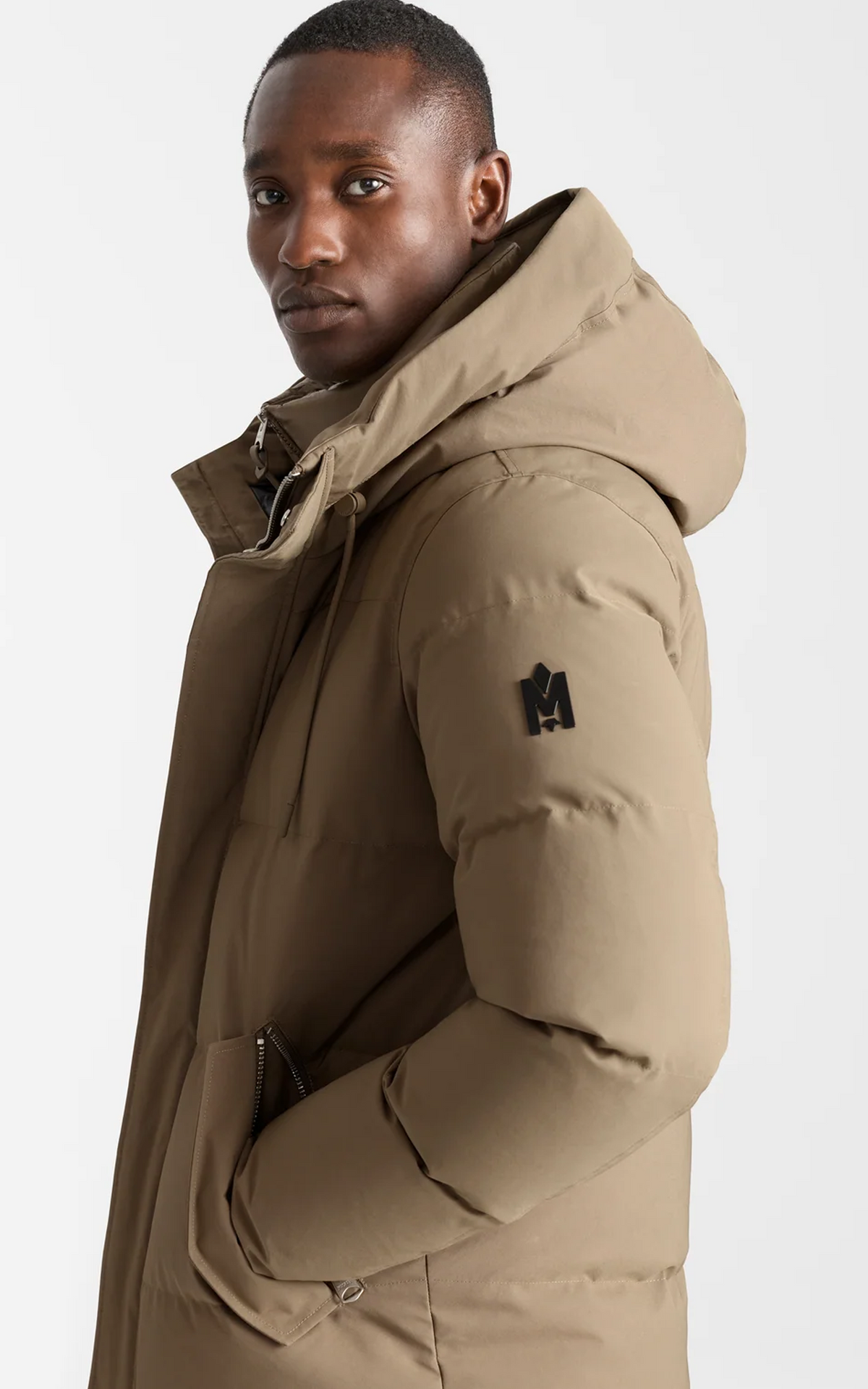 Doudoune 2-en-1 Nordic Tech en duvet Graydon taupe