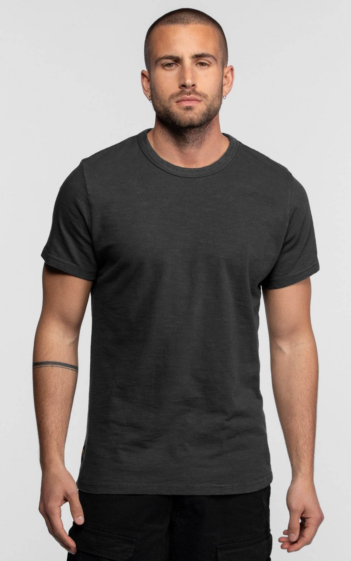T-shirt délavé Arjun noir