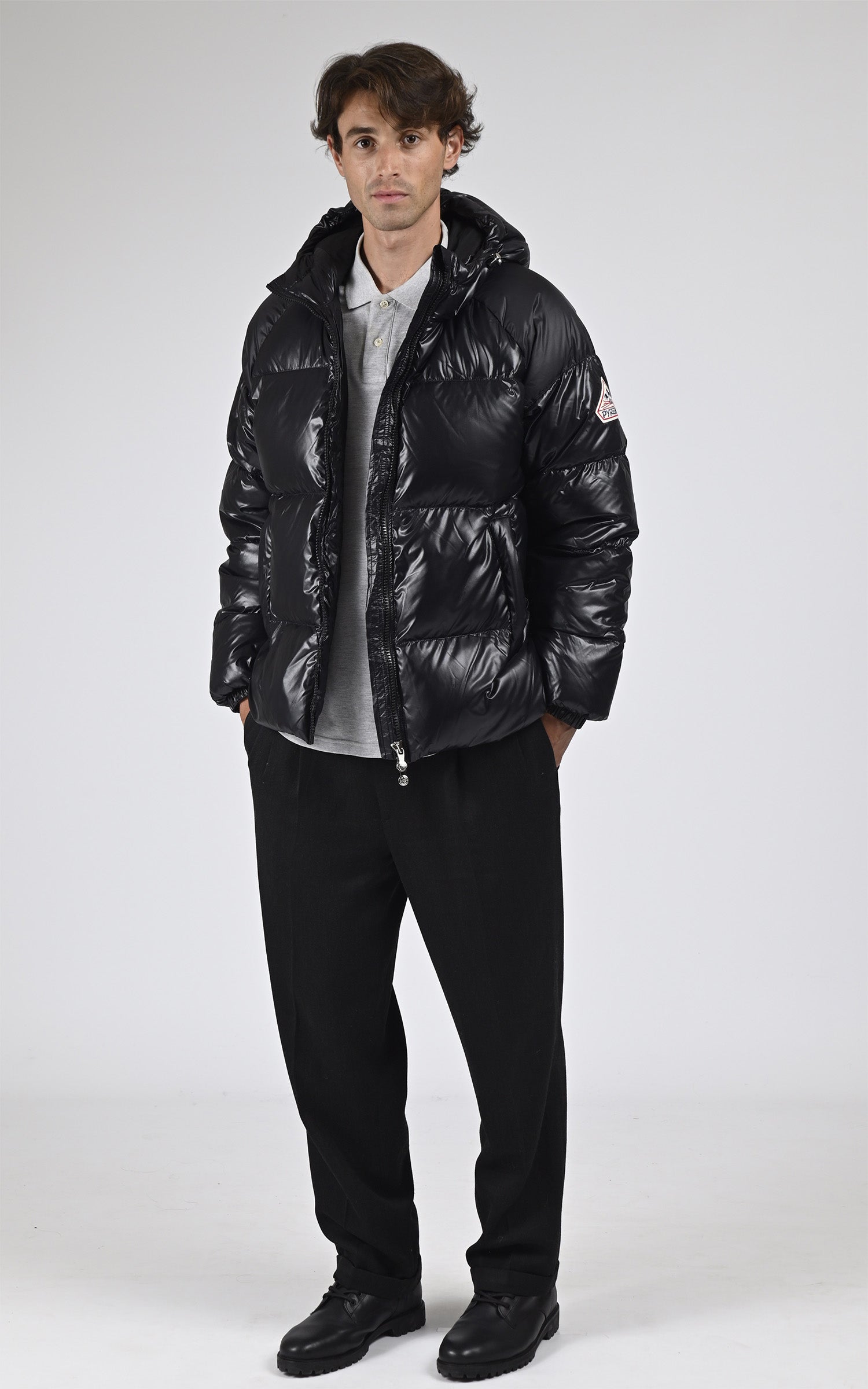 Doudoune oversize Sten mixte noir