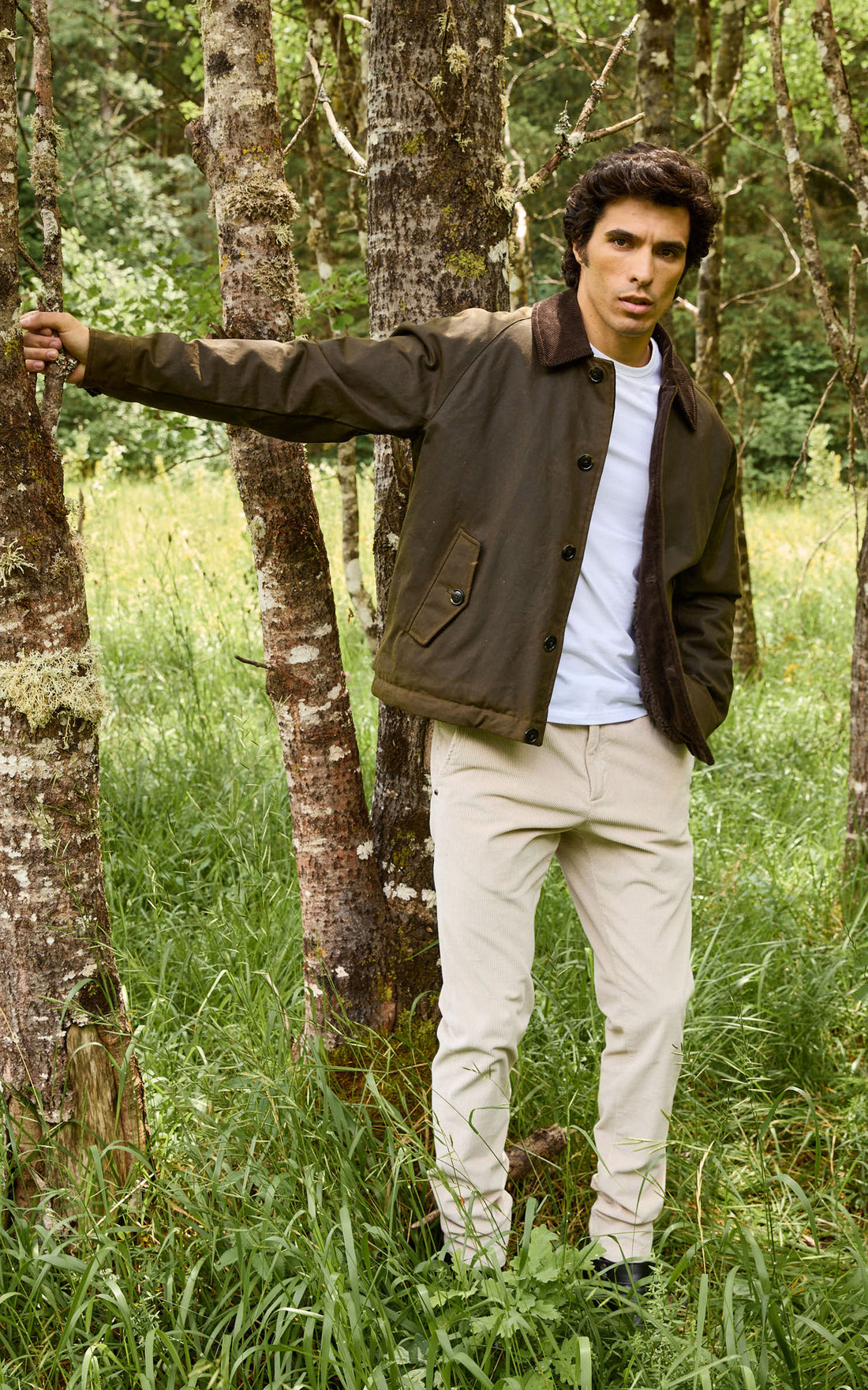 A "24WSU62 181" Gris Clair Whitesand Pantalon Homme closed photo