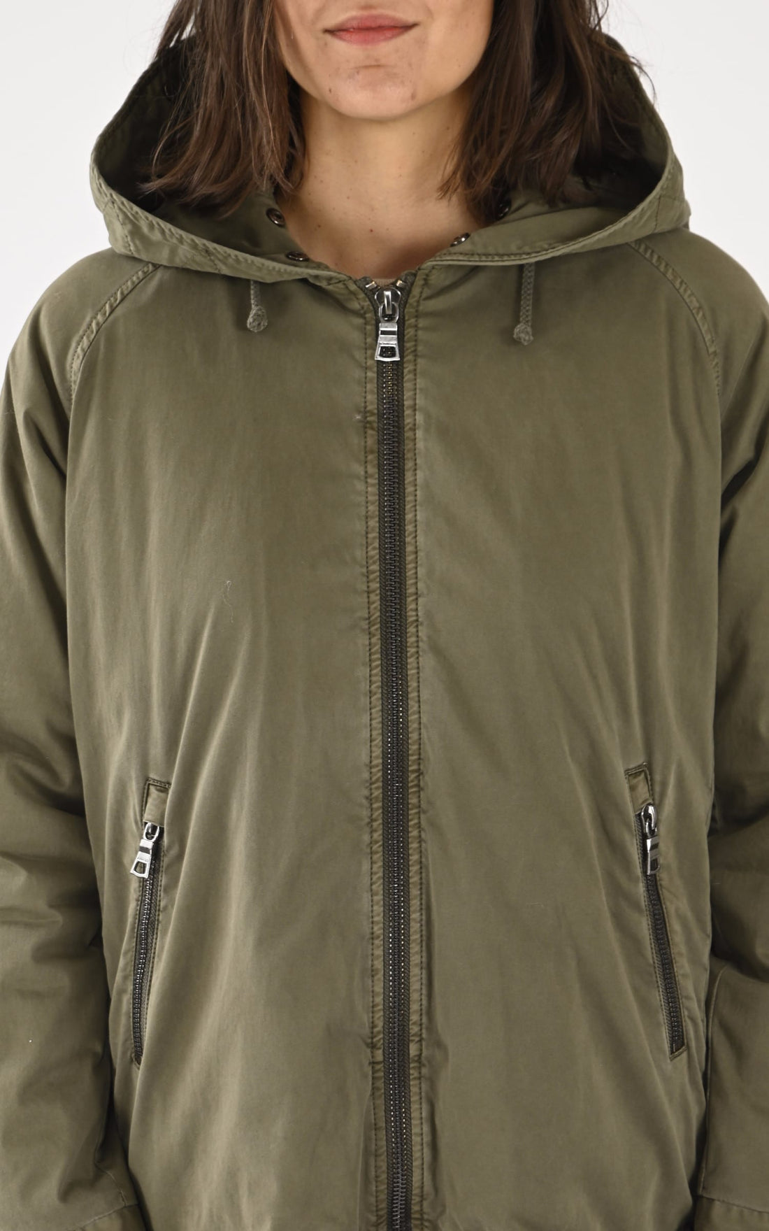 Veste Textile Femme Blonde no.8, modèle Rennes 515 de couleur kaki