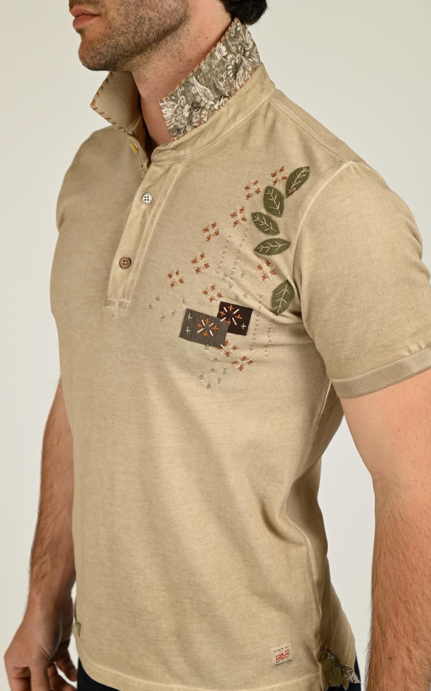 Polo Textile Homme Bob, modèle Ricky 581 de couleur yuta