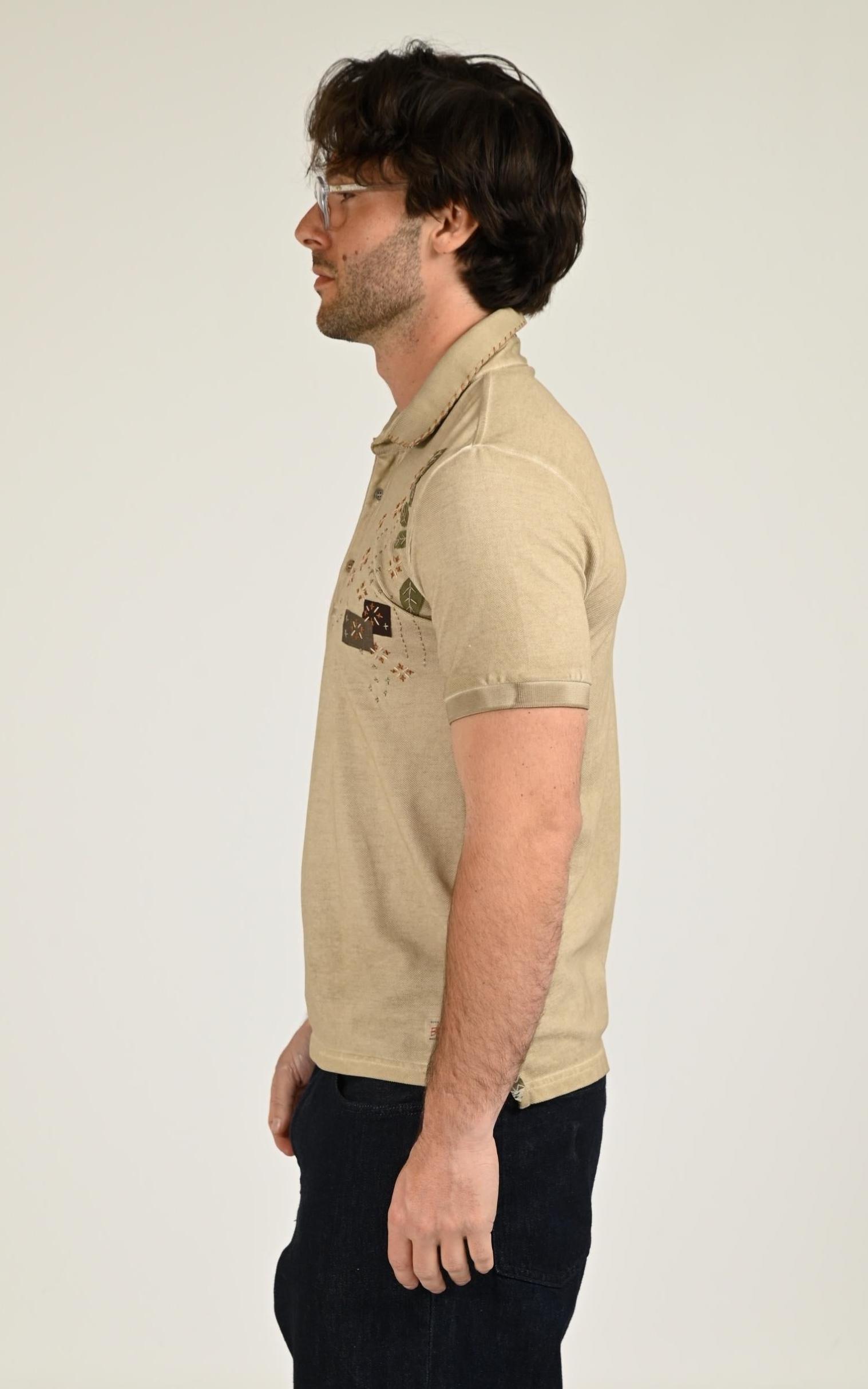 Polo Textile Homme Bob, modèle Ricky 581 de couleur yuta